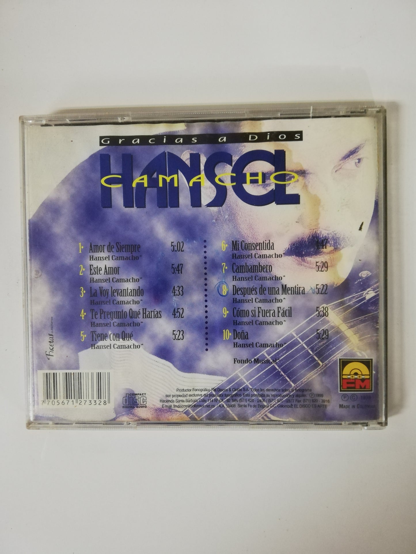 CD HANSEL CAMACHO - GRACIAS A DIOS