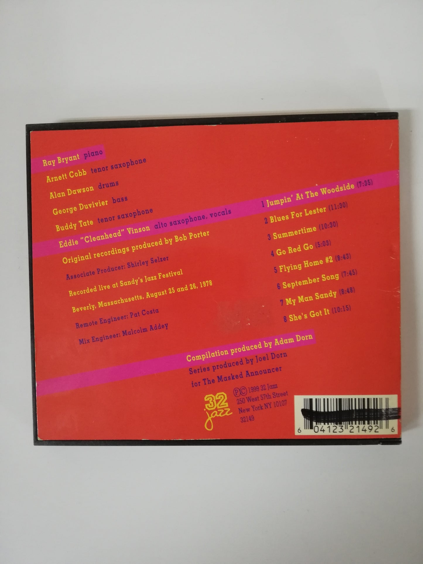 CD "LIVE" AT SANDY´S - JAZZ COMPILATION