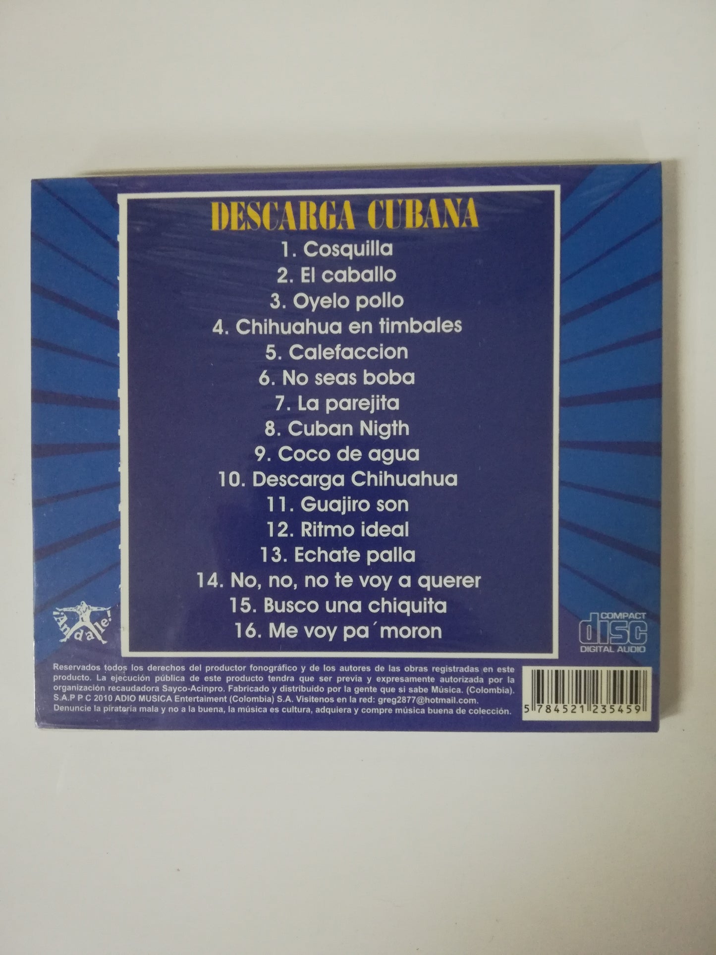 CD CHI HUA HUA ALL STARS - DESCARGA CUBANA