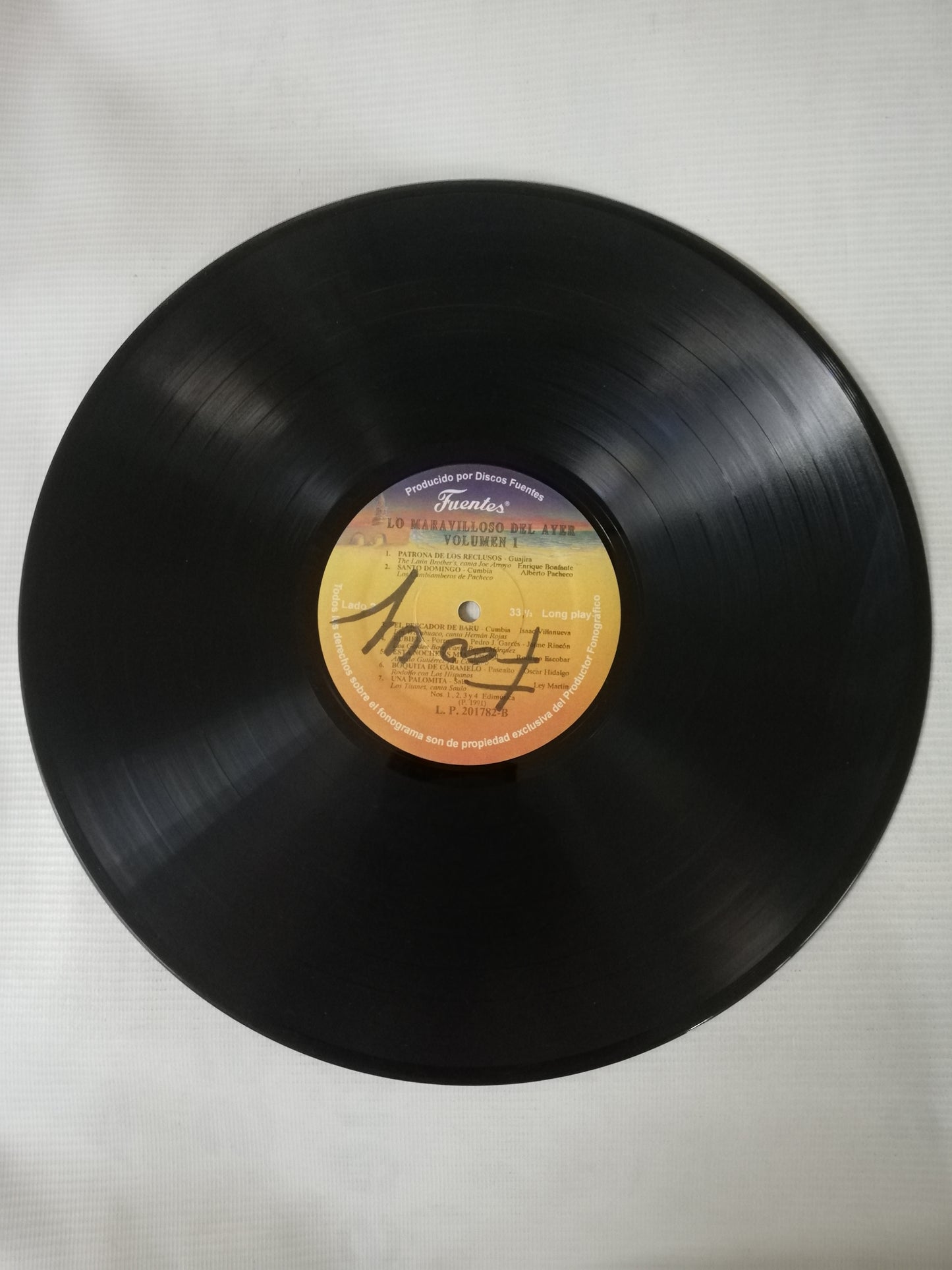 LP LO MARAVILLOSO DEL AYER BAILABLE VOL. 1 - VARIOS INTÉRPRETES