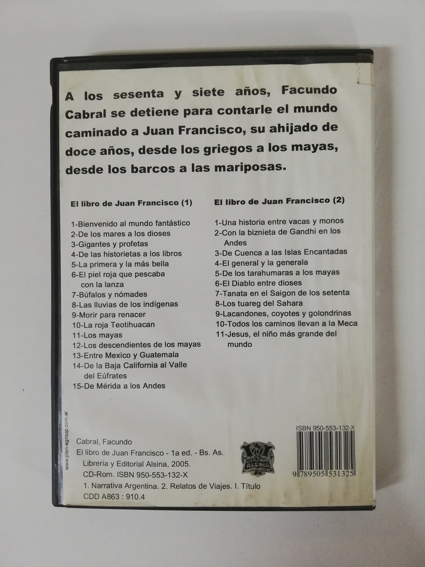 CD FACUNDO CABRAL - EL LIBRO DE JUAN FRANCISCO - CD X 2