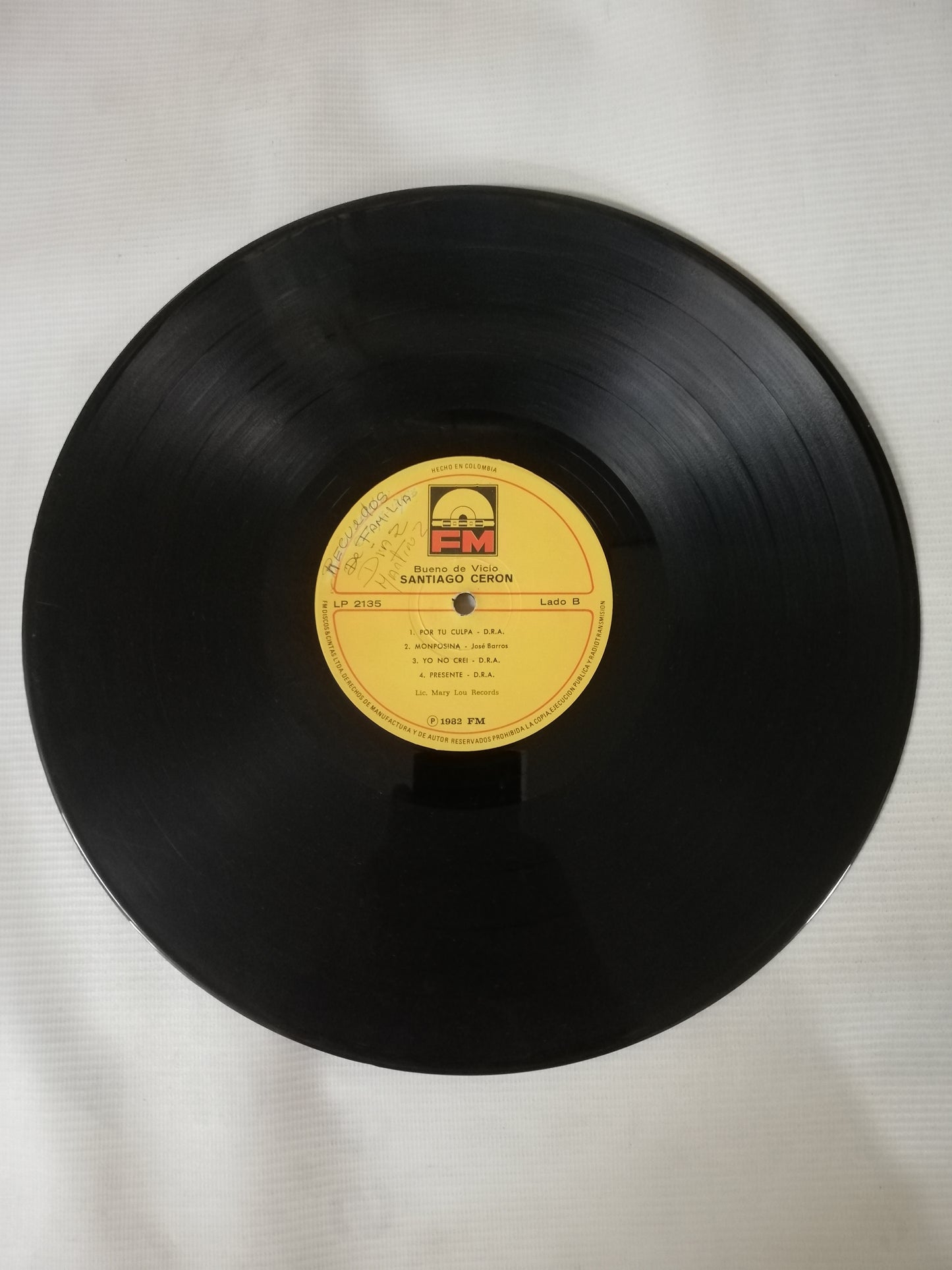 LP SANTIAGO CERON - BUENO DE VICIO