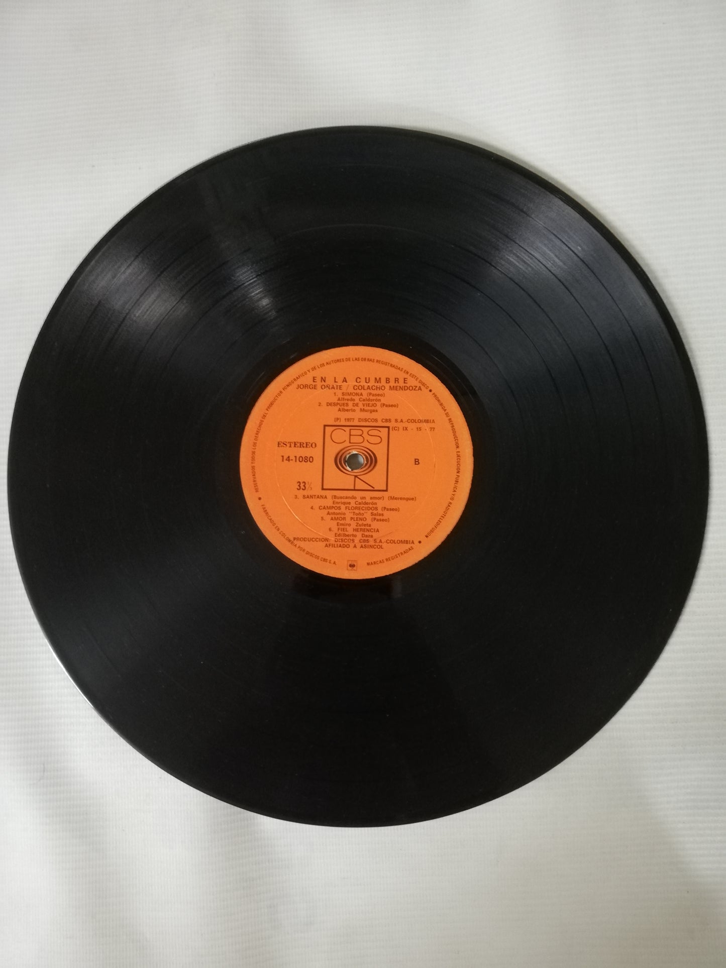 LP JORGE OÑATE Y COLACHO MENDOZA - EN LA CUMBRE!