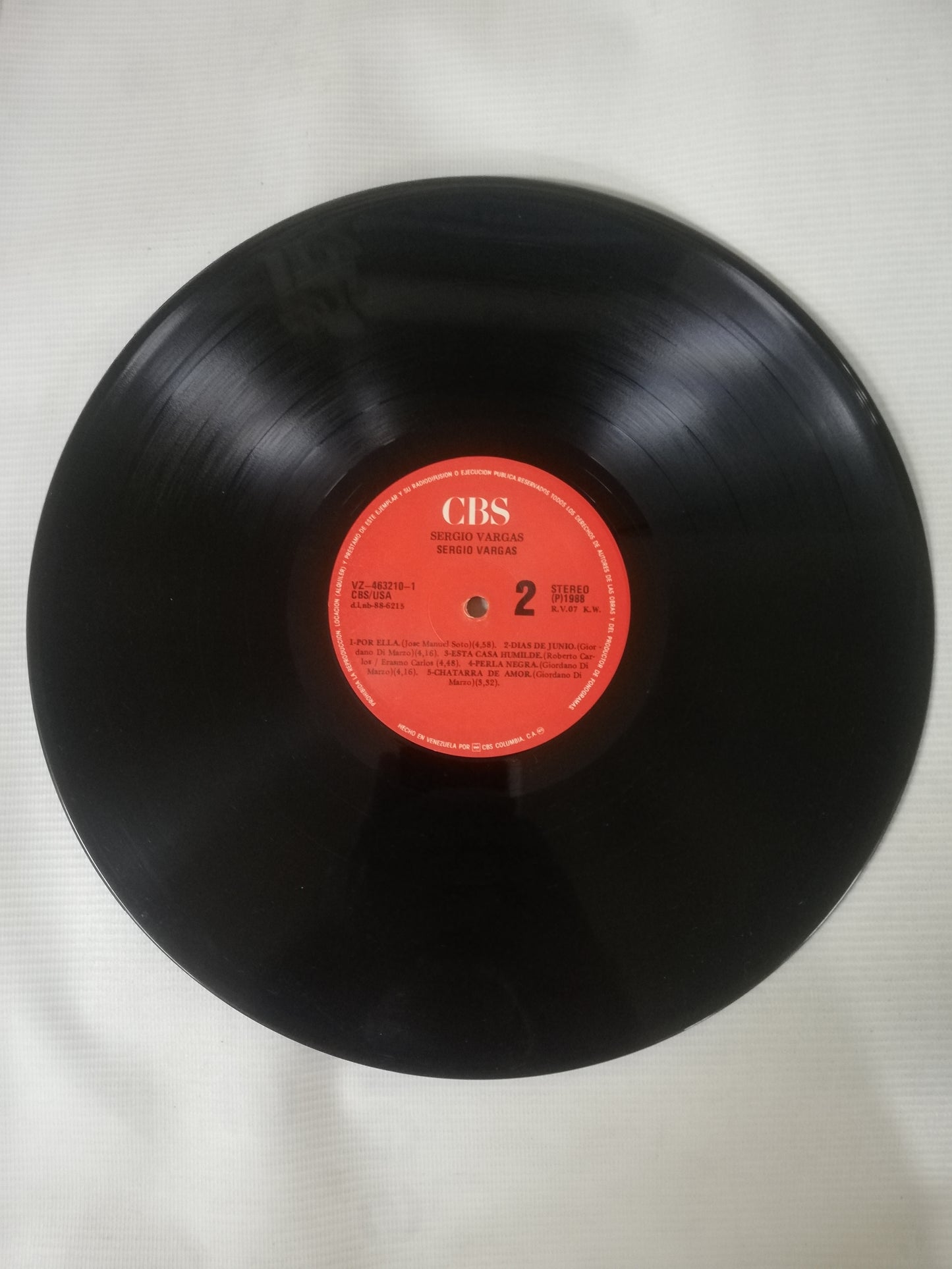 LP SERGIO VARGAS - SERGIO VARGAS