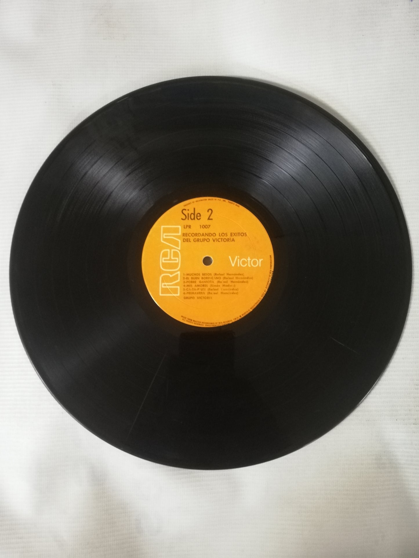 LP GRUPO VICTORIA - RECORDANDO LOS EXITOS DEL GRUPO VICTORIA