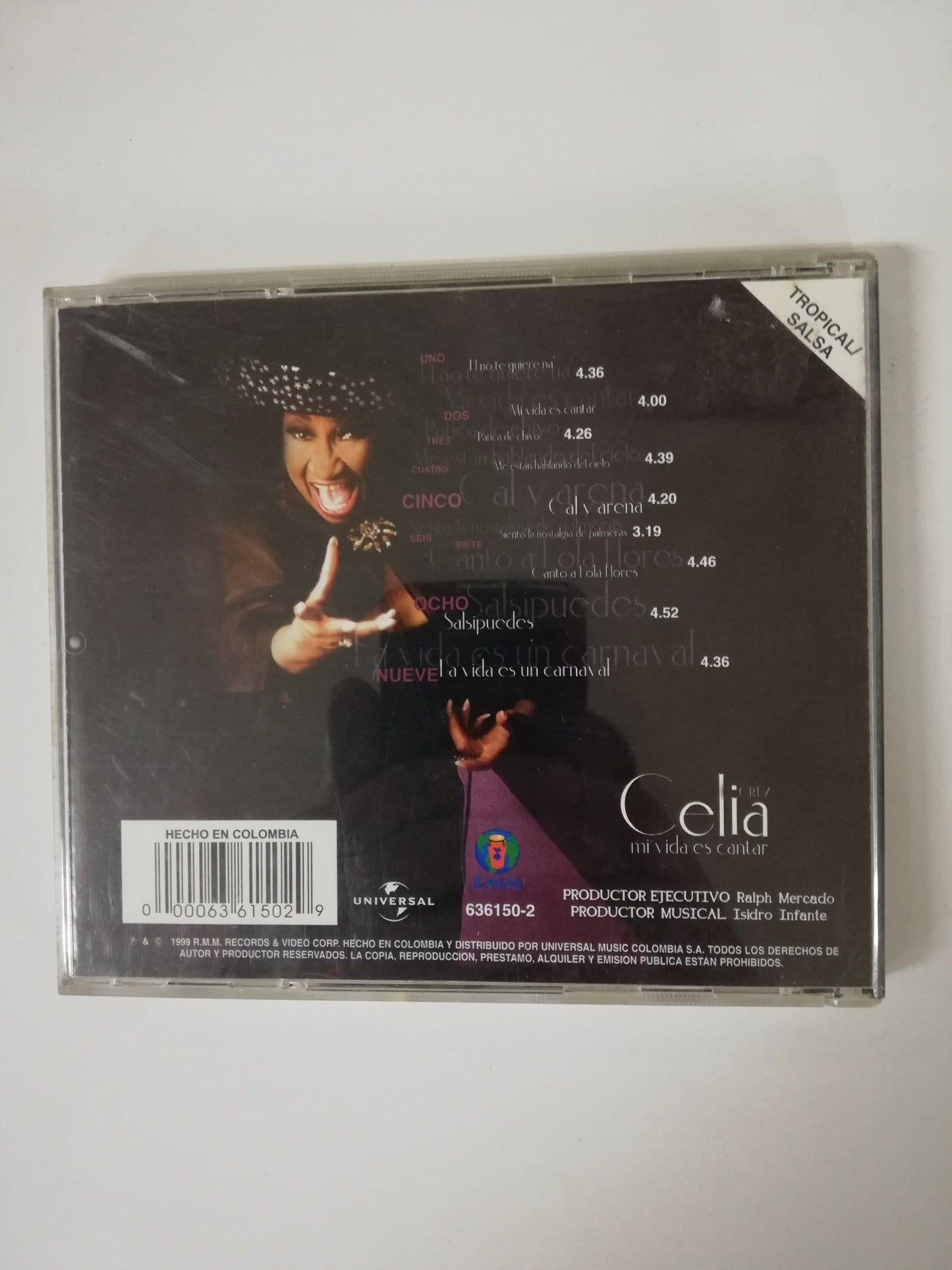 CD CELIA CRUZ - MI VIDA ES CANTAR