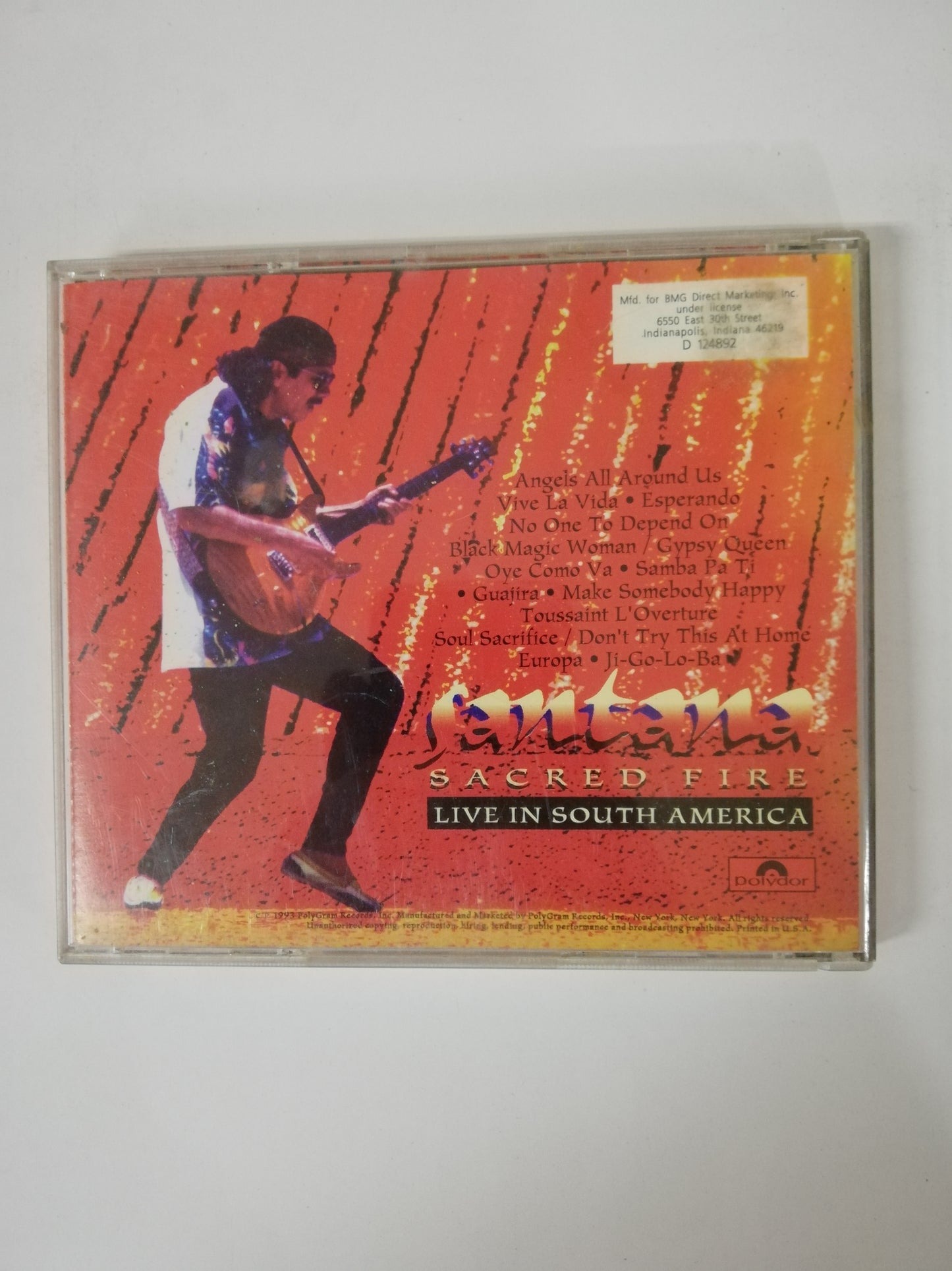 CD SANTANA - SACRED FIRE