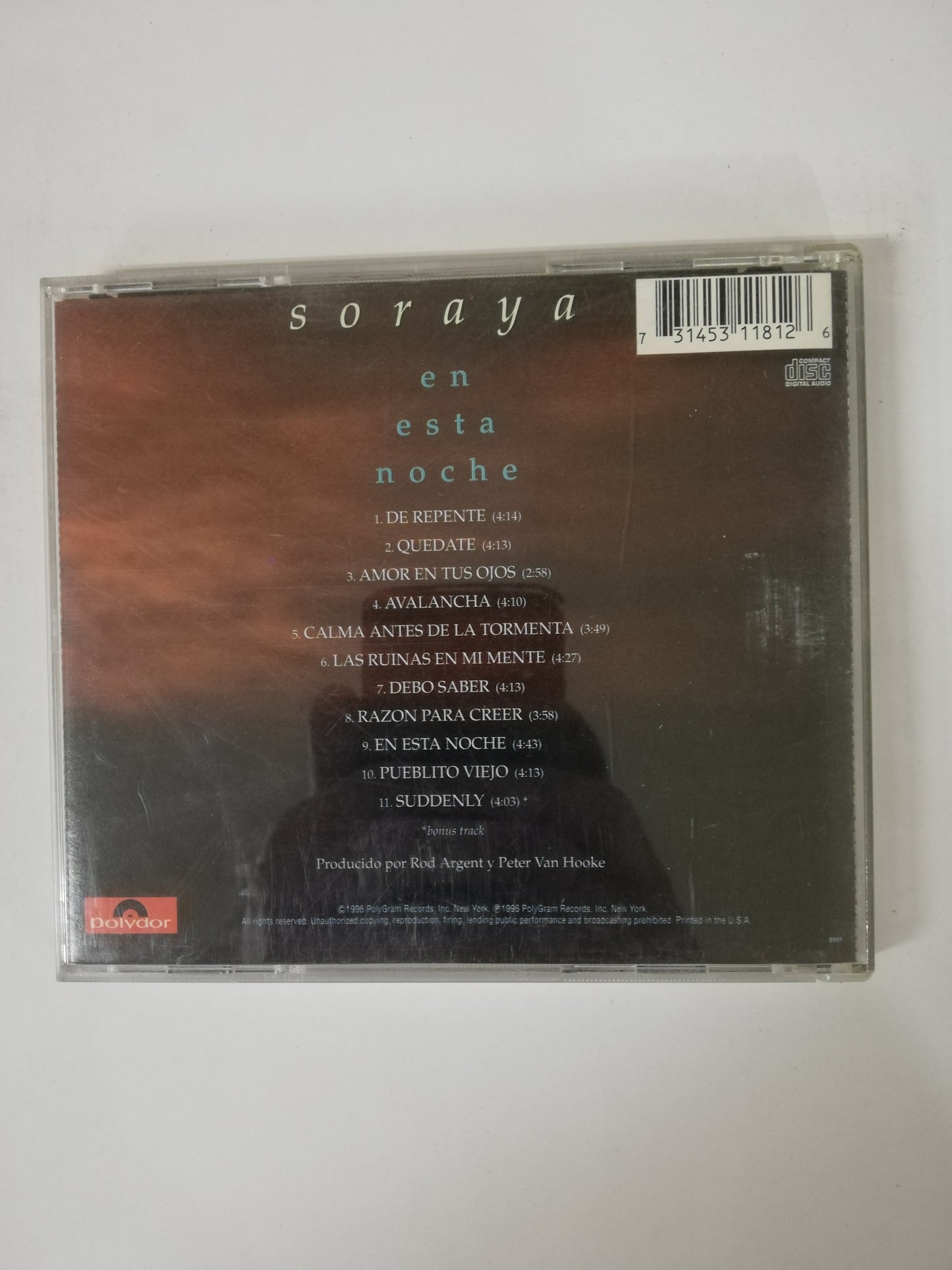 CD SORAYA - EN ESTA NOCHE