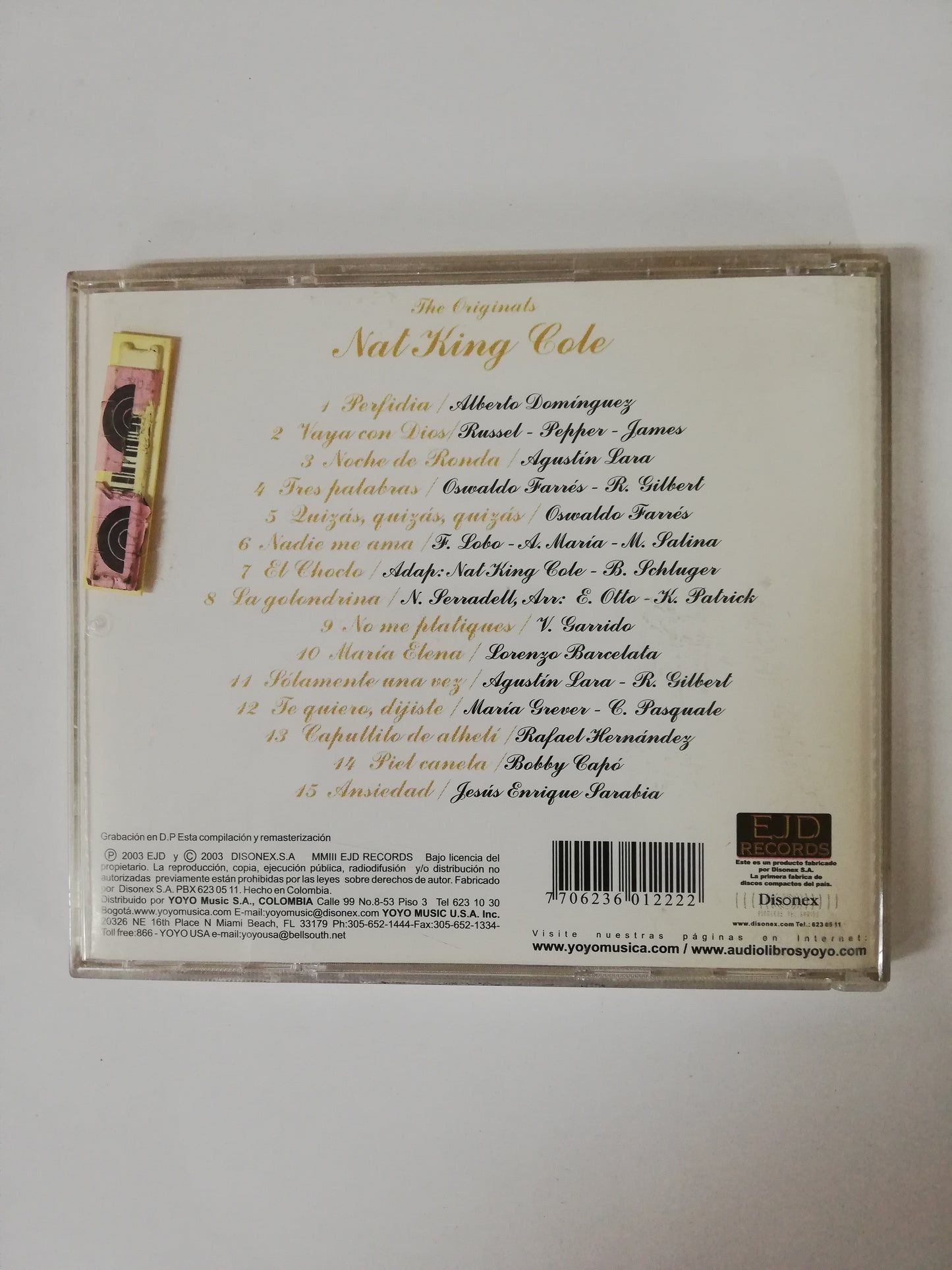 CD NAT KING COLE - BOLEROS