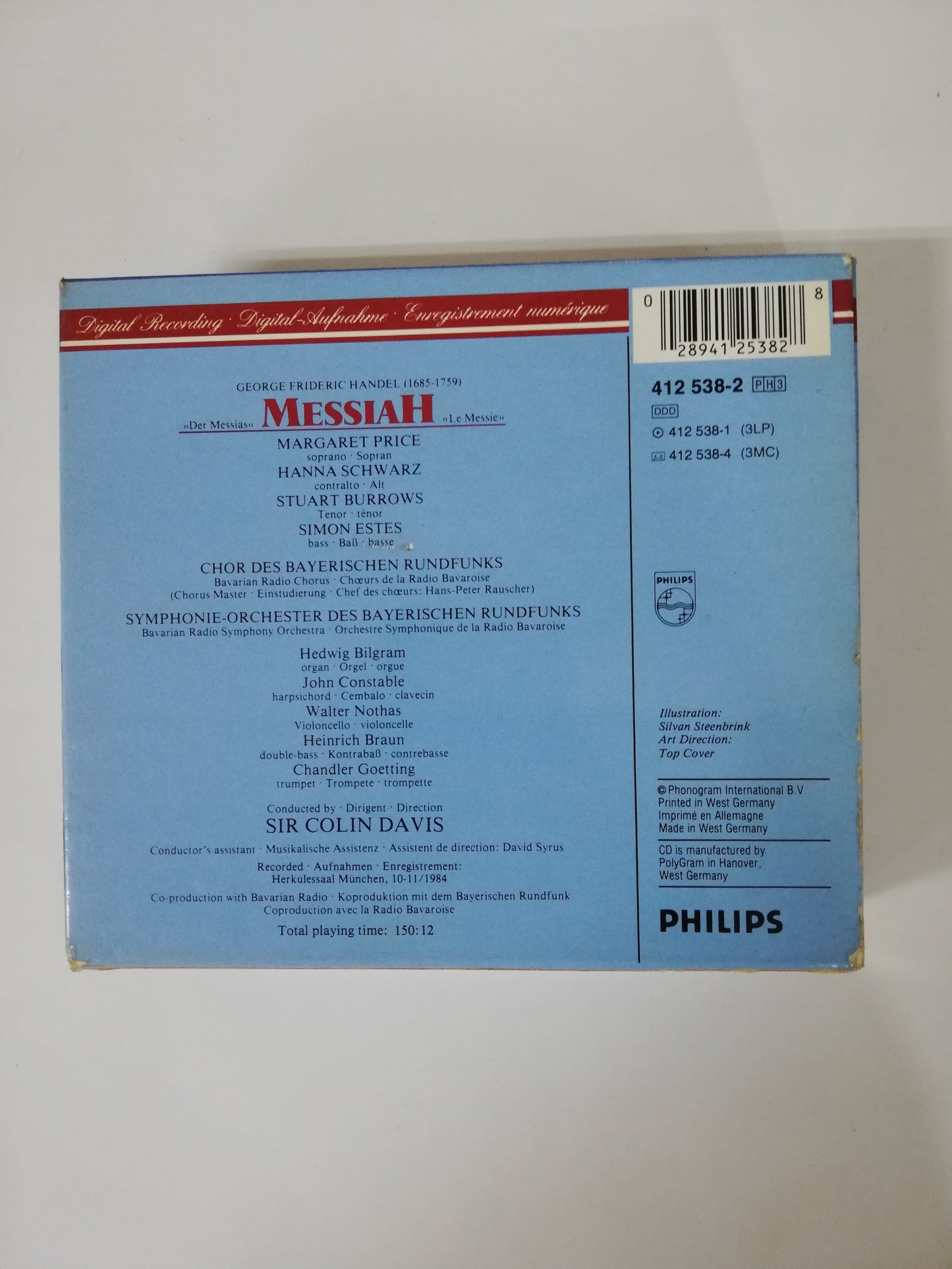 CD HANDEL - MESSIAH - CD X 3