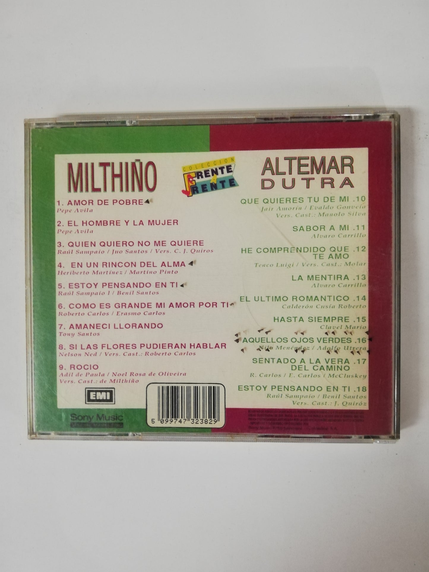 CD MILTHIÑO / ALTEMAR DUTRA - COLECCIÓN FRENTE A FRENTE