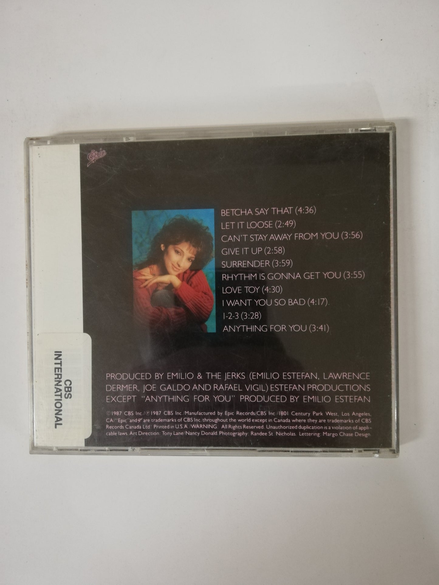 CD GLORIA ESTEFAN AND MIAMI SOUND MACHINE - LEET IT LOOSE