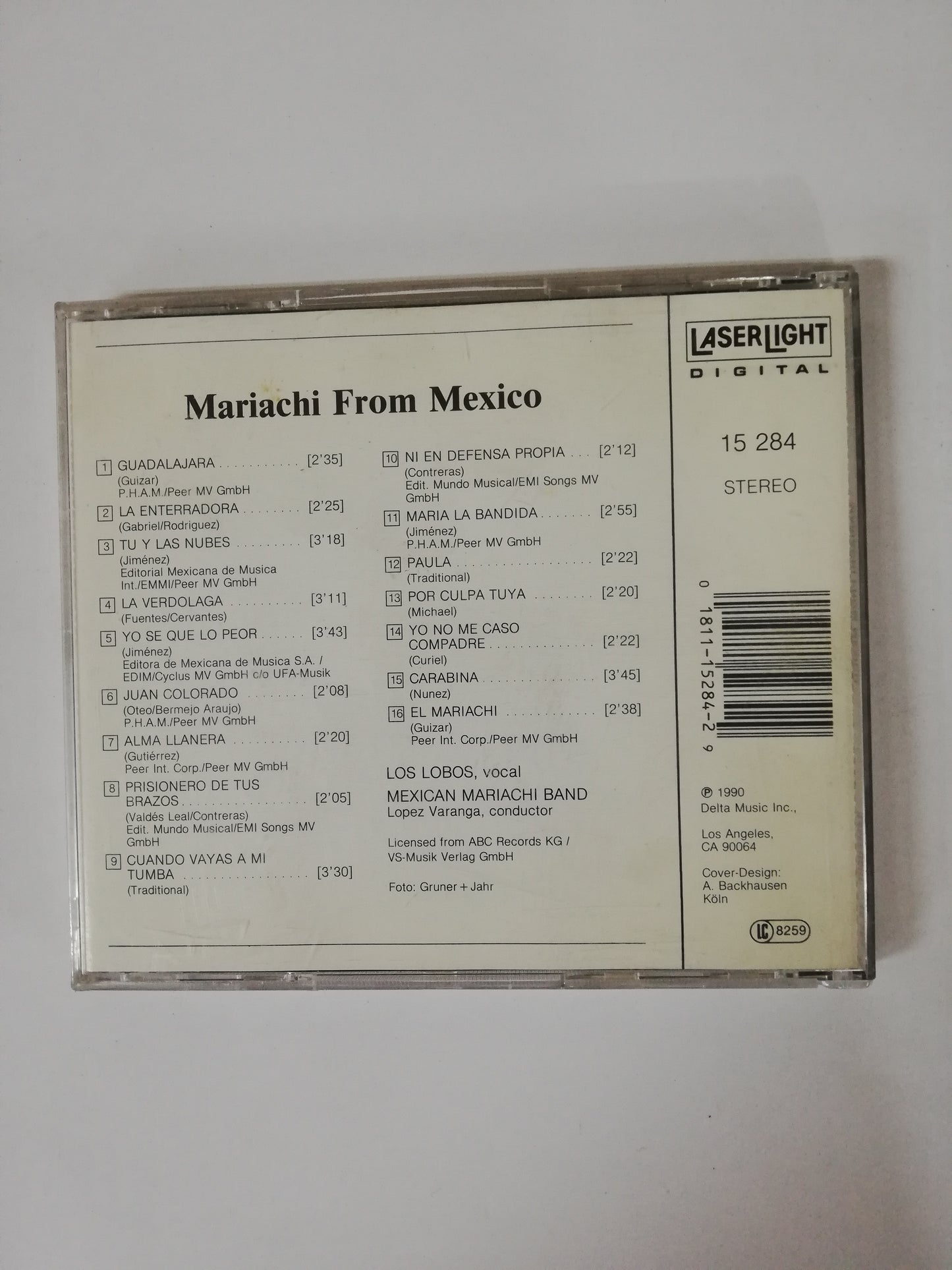 CD LOS LOBOS WITH MEXICAN MARIACHI BAND - MARIACHI FROM MEXICO