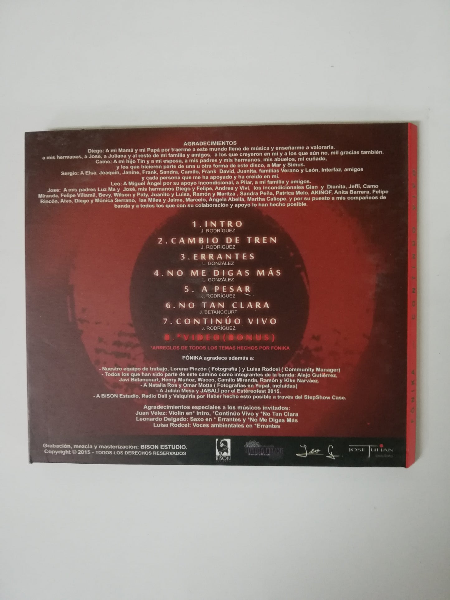 CD FONIKA - CONTINÚO VIVO