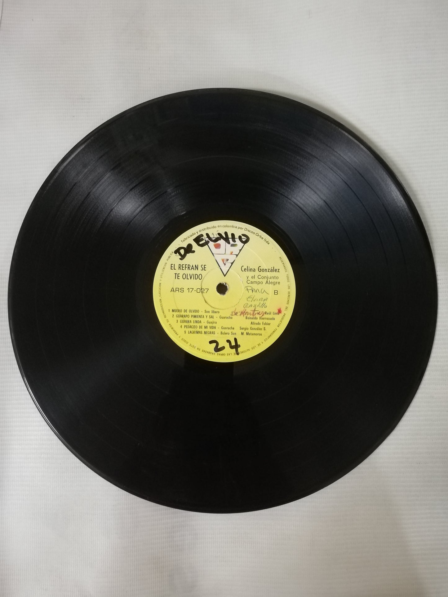 LP CELINA GONZALEZ Y EL CONJUNTO CAMPO ALEGRE - EL REFRAN SE TE OLVIDÓ