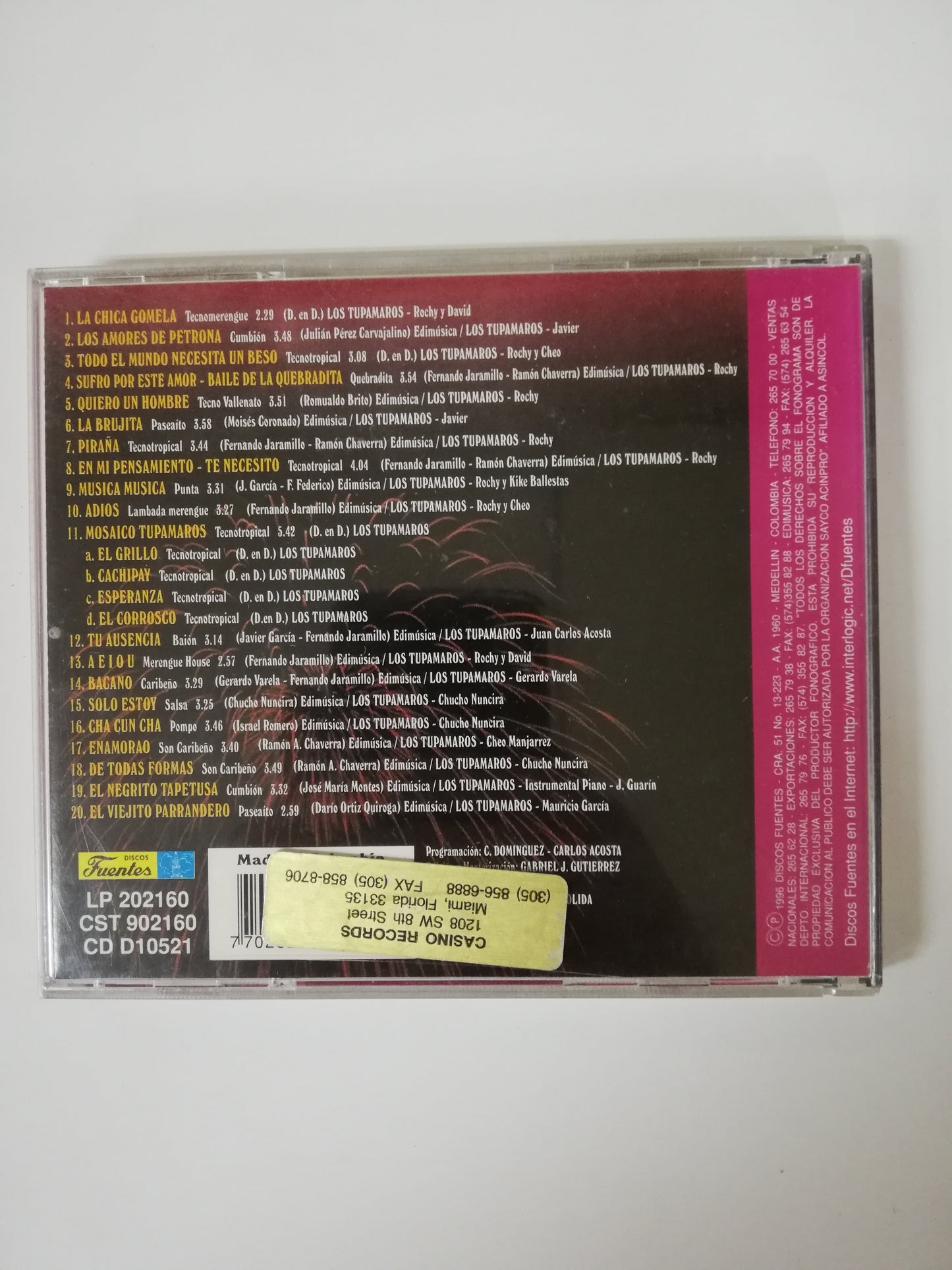 CD LOS TUPAMAROS - 20 AÑOS