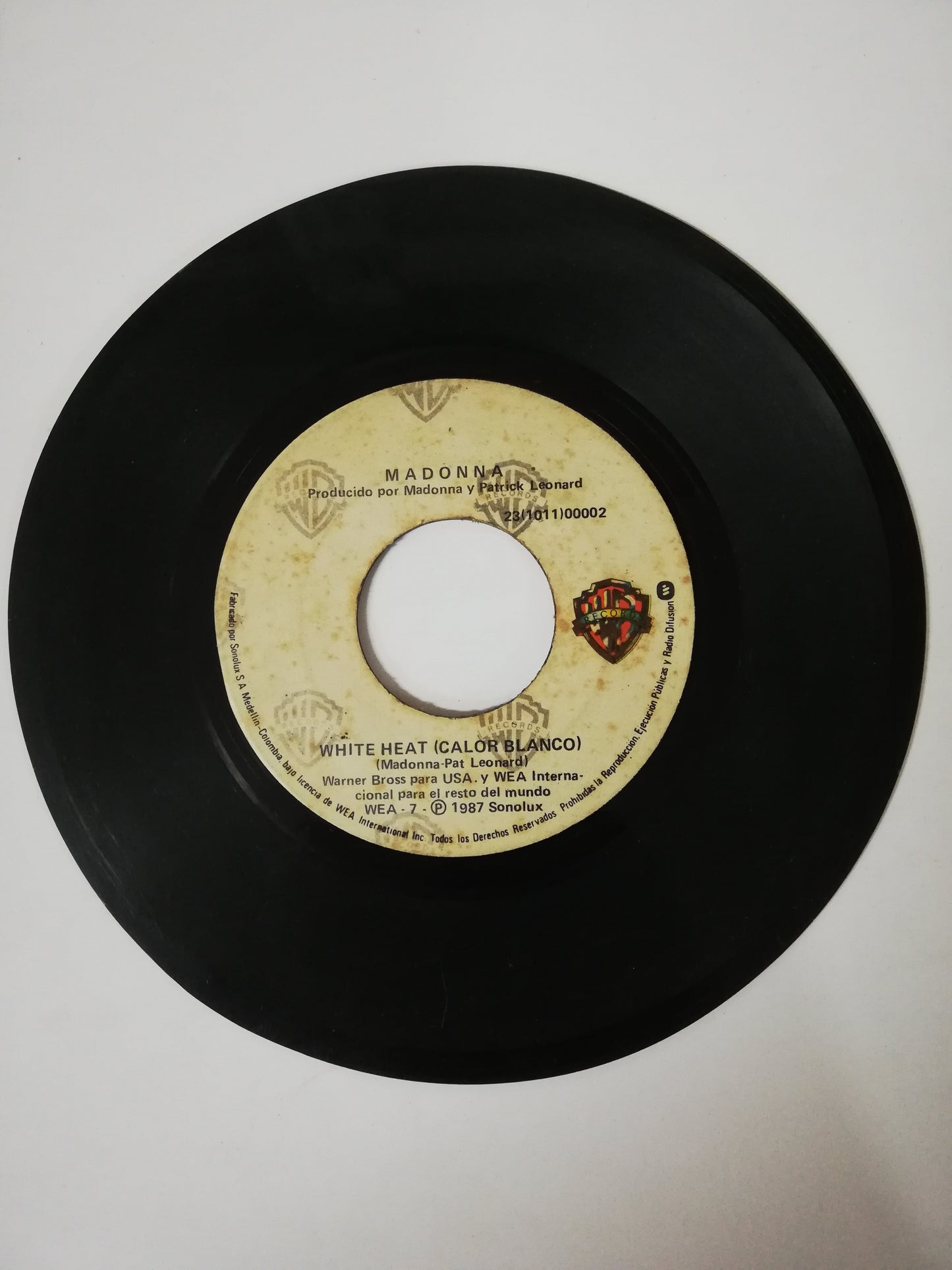 VINILO MADONNA - LA ISLA BONITA / WHITE HEAT ( CALOR BLANCO)