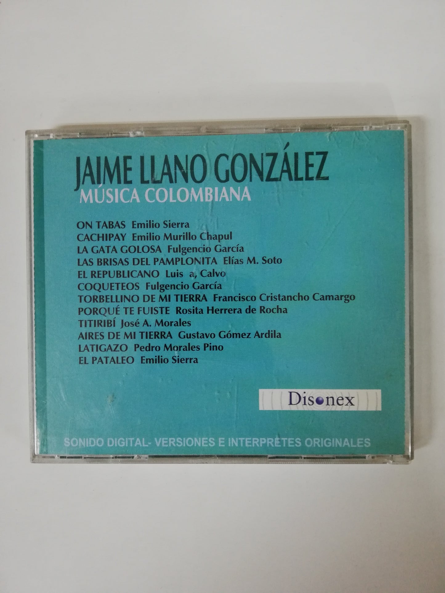 CD JAIME LLANO GONZALEZ - MÚSICA COLOMBIANA