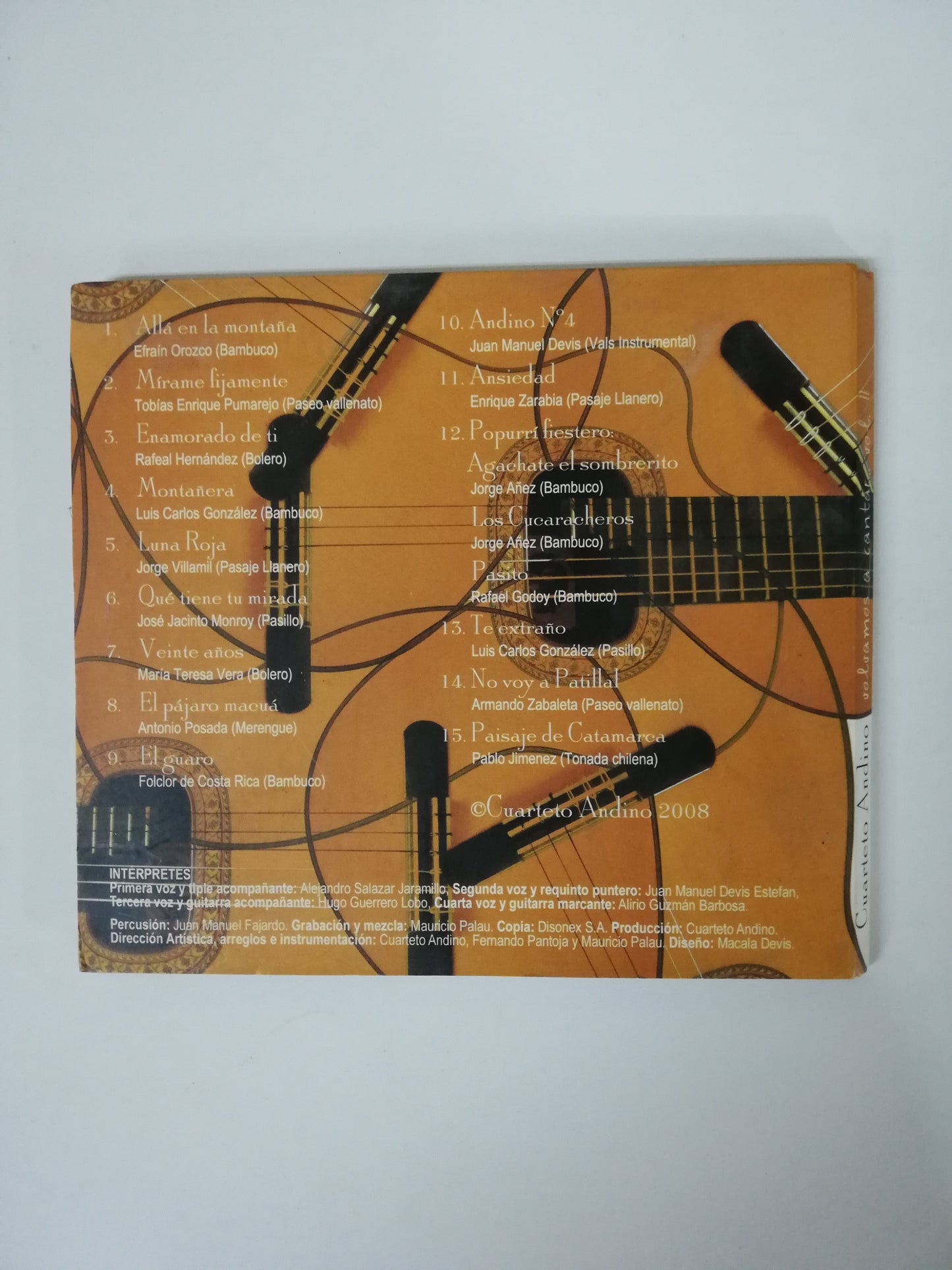 CUARTETO ANDINO - VOLVAMOS A CANTAR... VOL. II