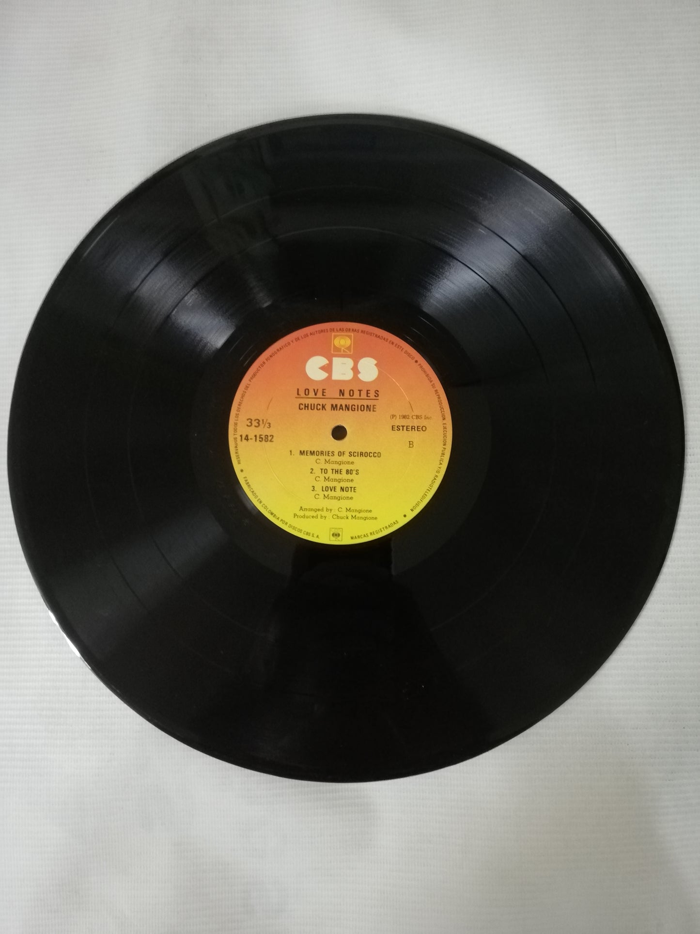 LP CHUCK MANGIONE - LOVE NOTES