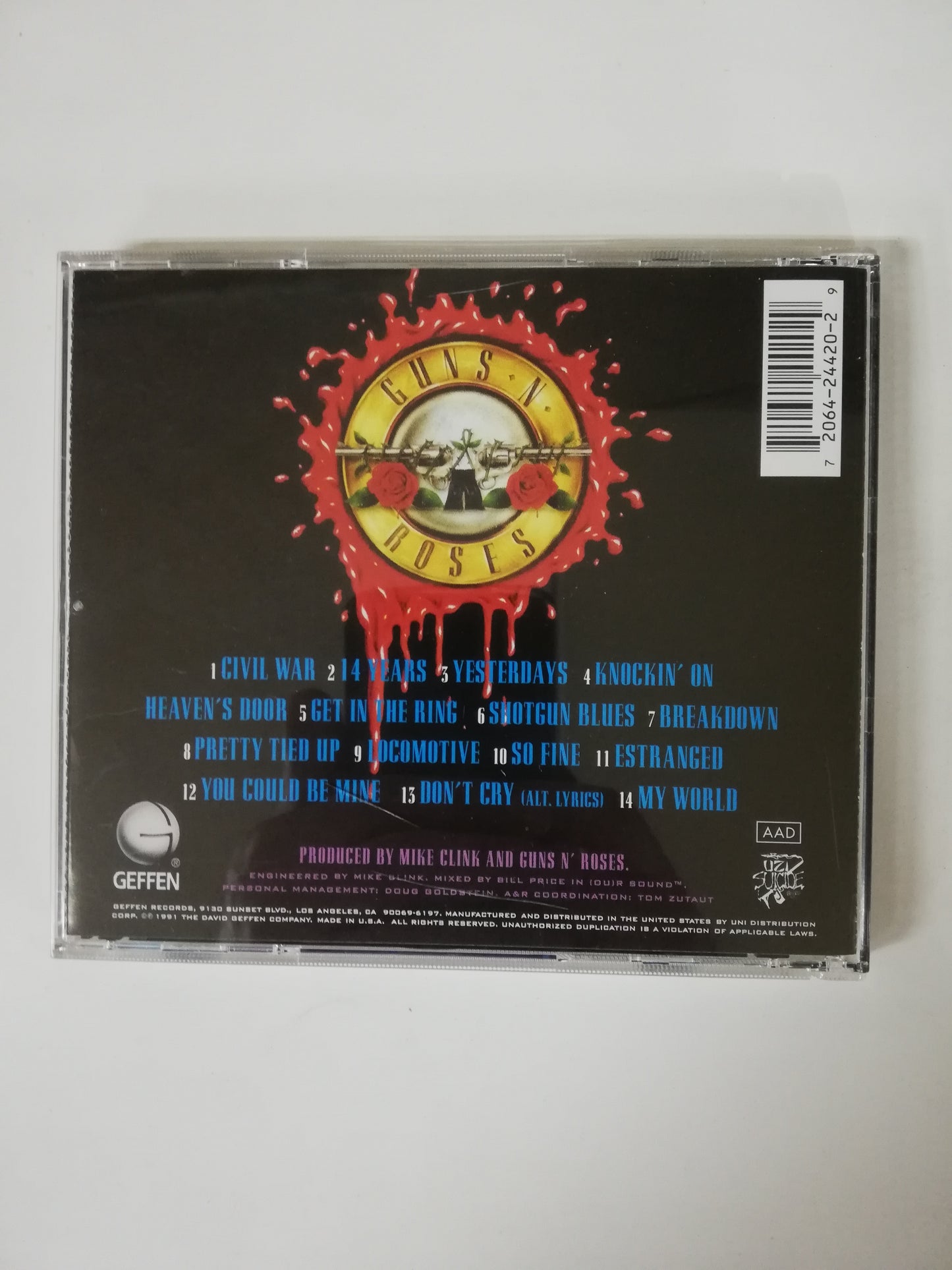 CD GUNS AND ROSES - USE YOUR ILLUSION II