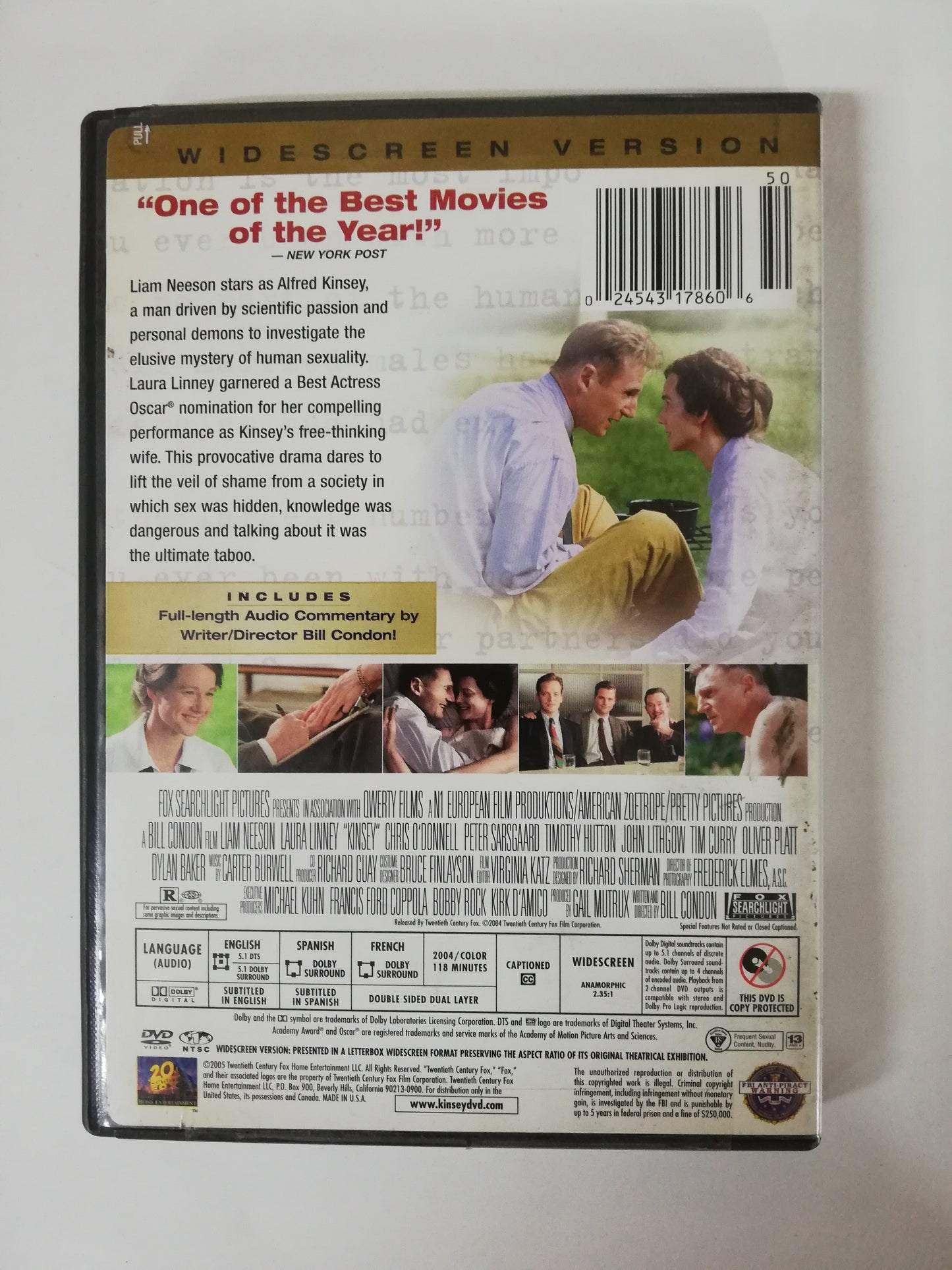 DVD KINSEY - LET´S TALK ABOUT SEX