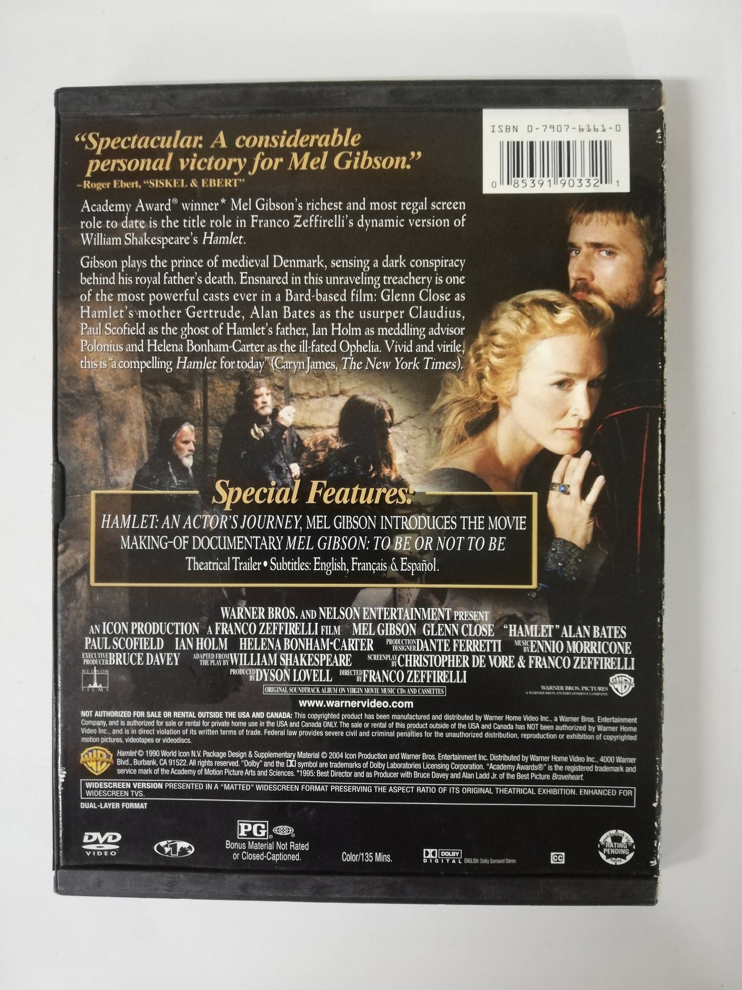 DVD HAMLET - THE EXTRAORDINARY TELLING OF A CLASSIC TALE