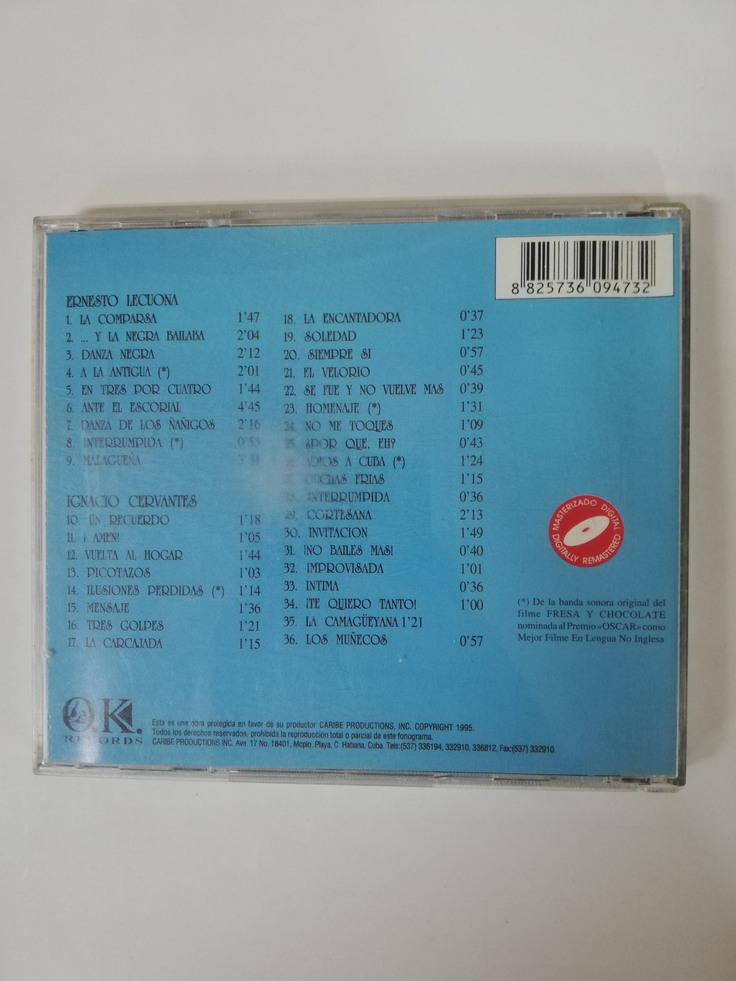 CD FRANK FERNANDEZ - LECUONA - CERVANTES