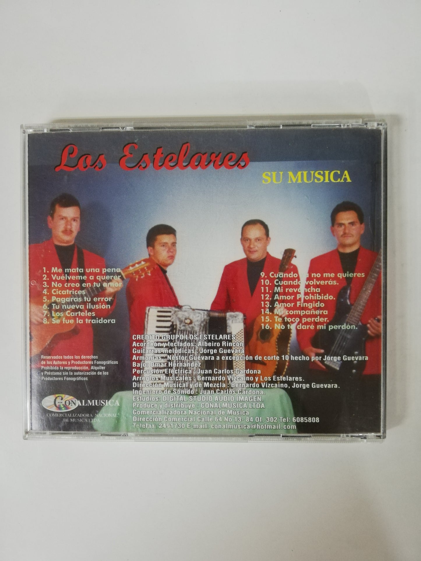CD BERNARDO VIZCAINO Y LOS ESTELARES - SUS CANCIONES