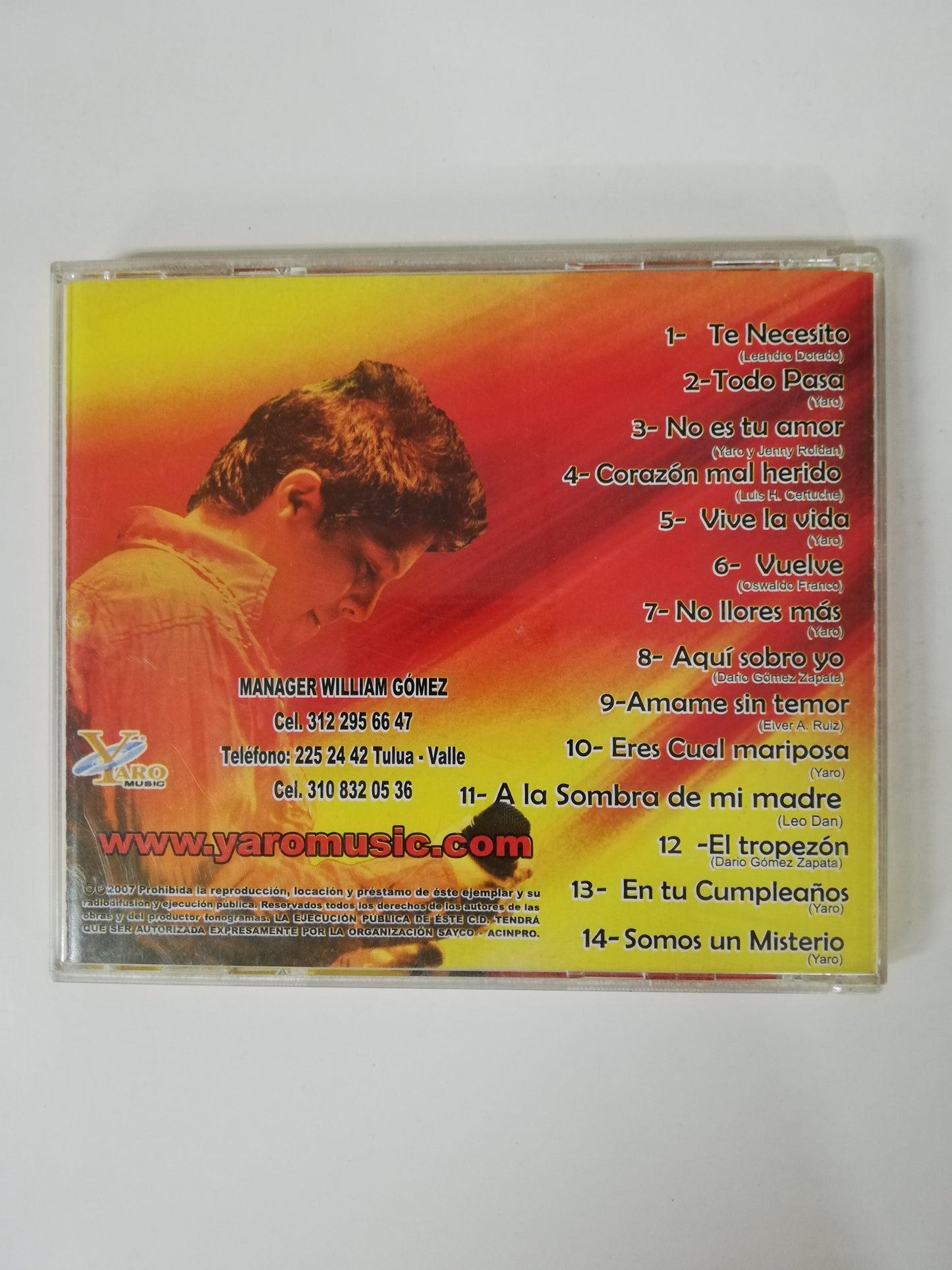 CD YARO - TE NECESITO