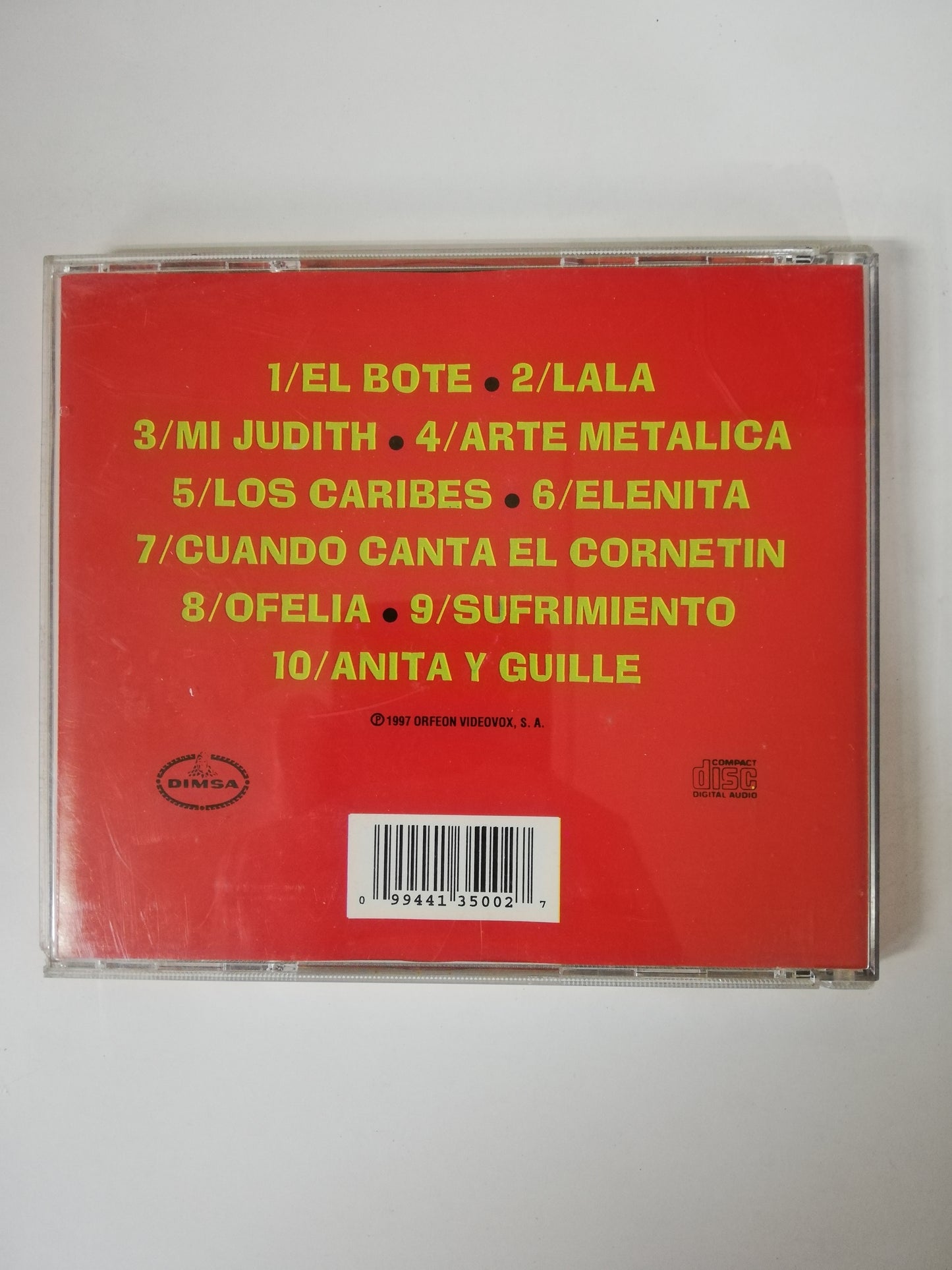 CD ACERINA Y SUS DANZONES - EL REY DEL DANZON