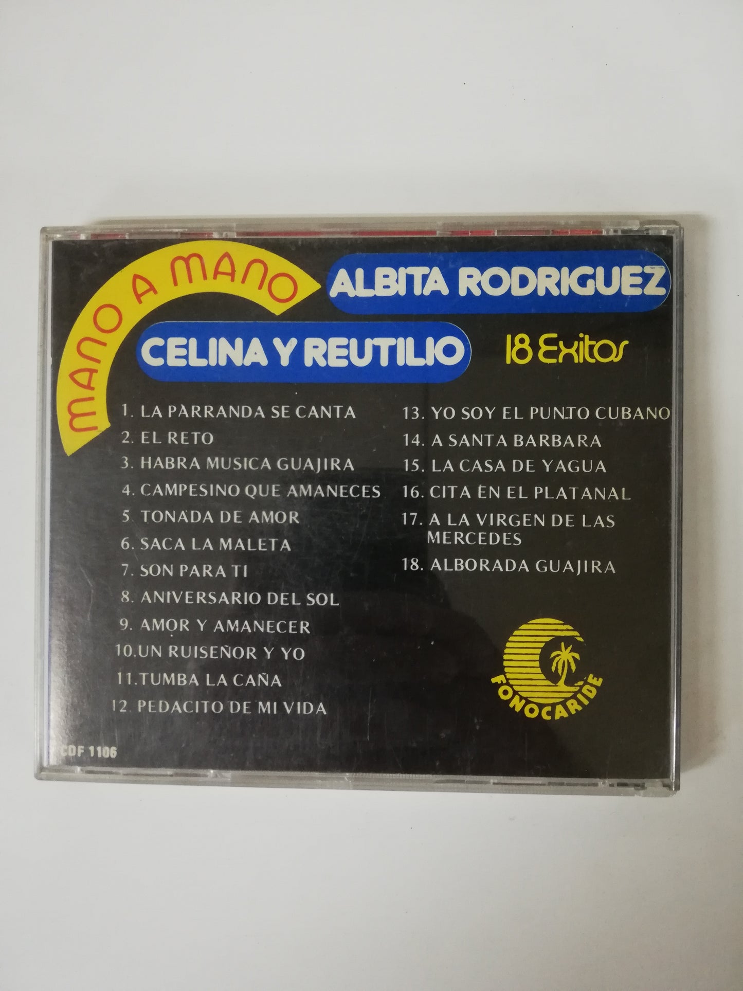 CD ALBITA RODRIGUEZ / CELINA Y REUTILIO - MANO A MANO - 18 EXITOS