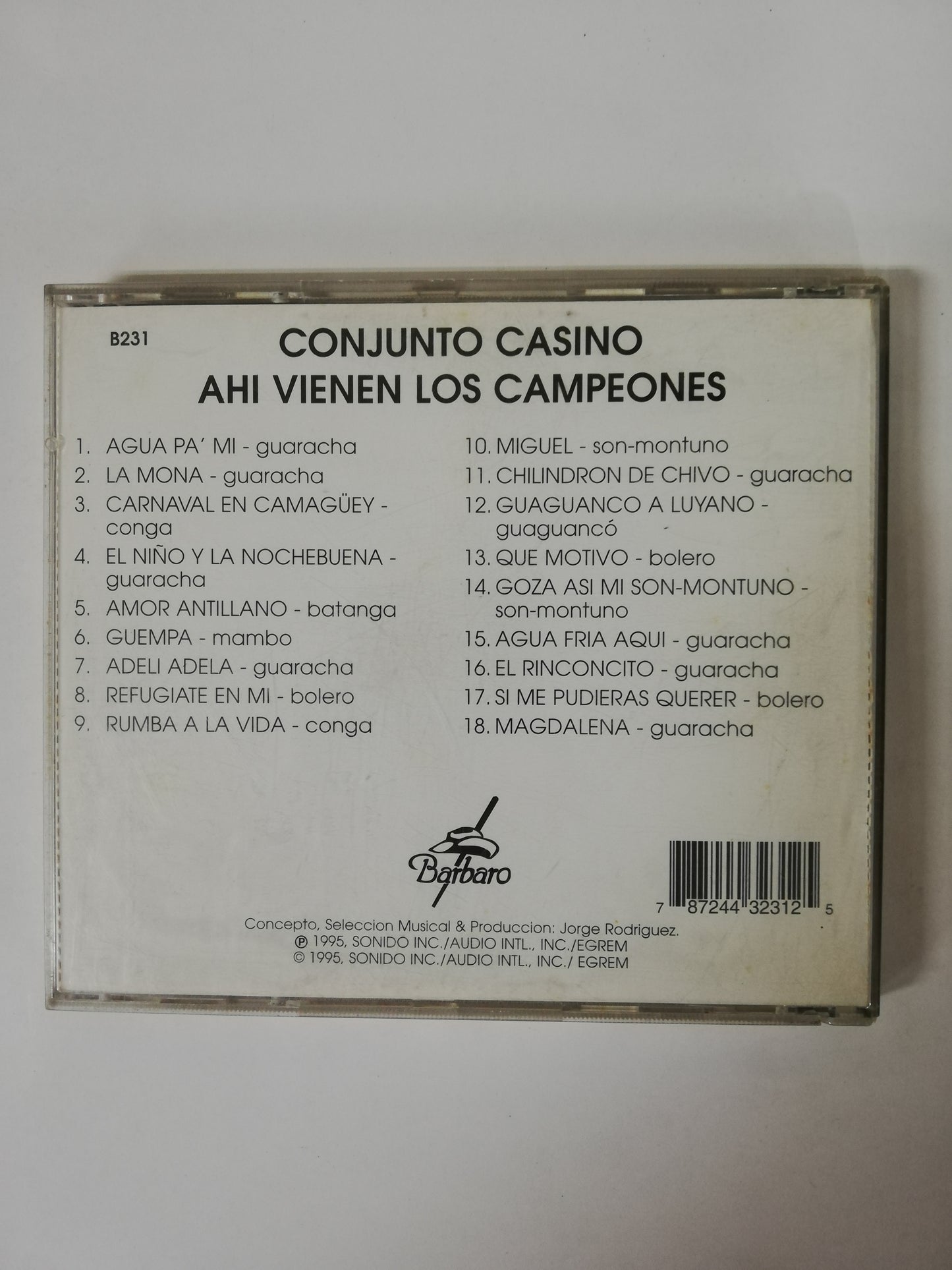 CD CONJUNTO CASINO - AHI VIENEN LOS CAMPEONES