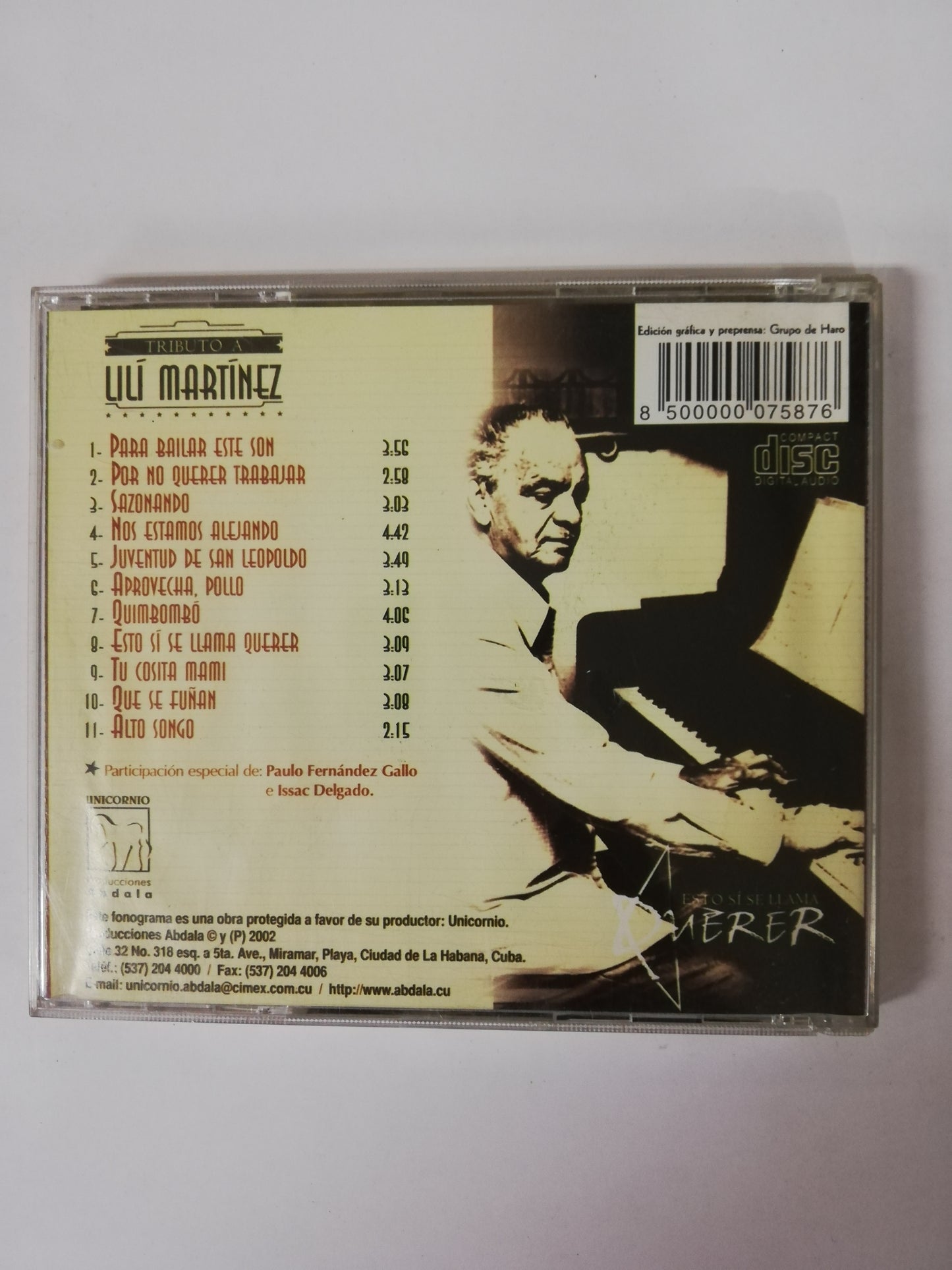 CD TRIBUTO A LILÍ MARTINEZ - ESTO SI SE LLAMA QUERER