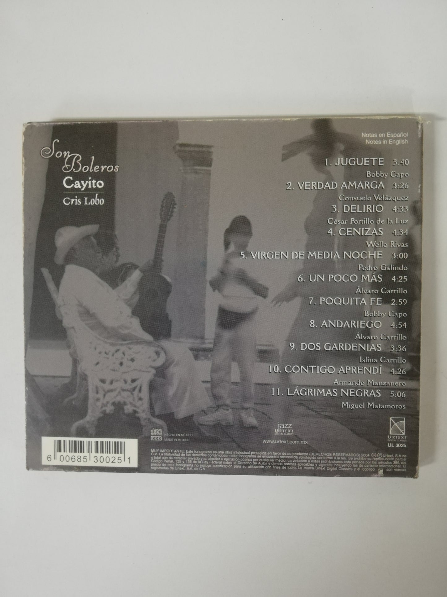 CD CAYITO - CRIS LOBO - SON BOLEROS
