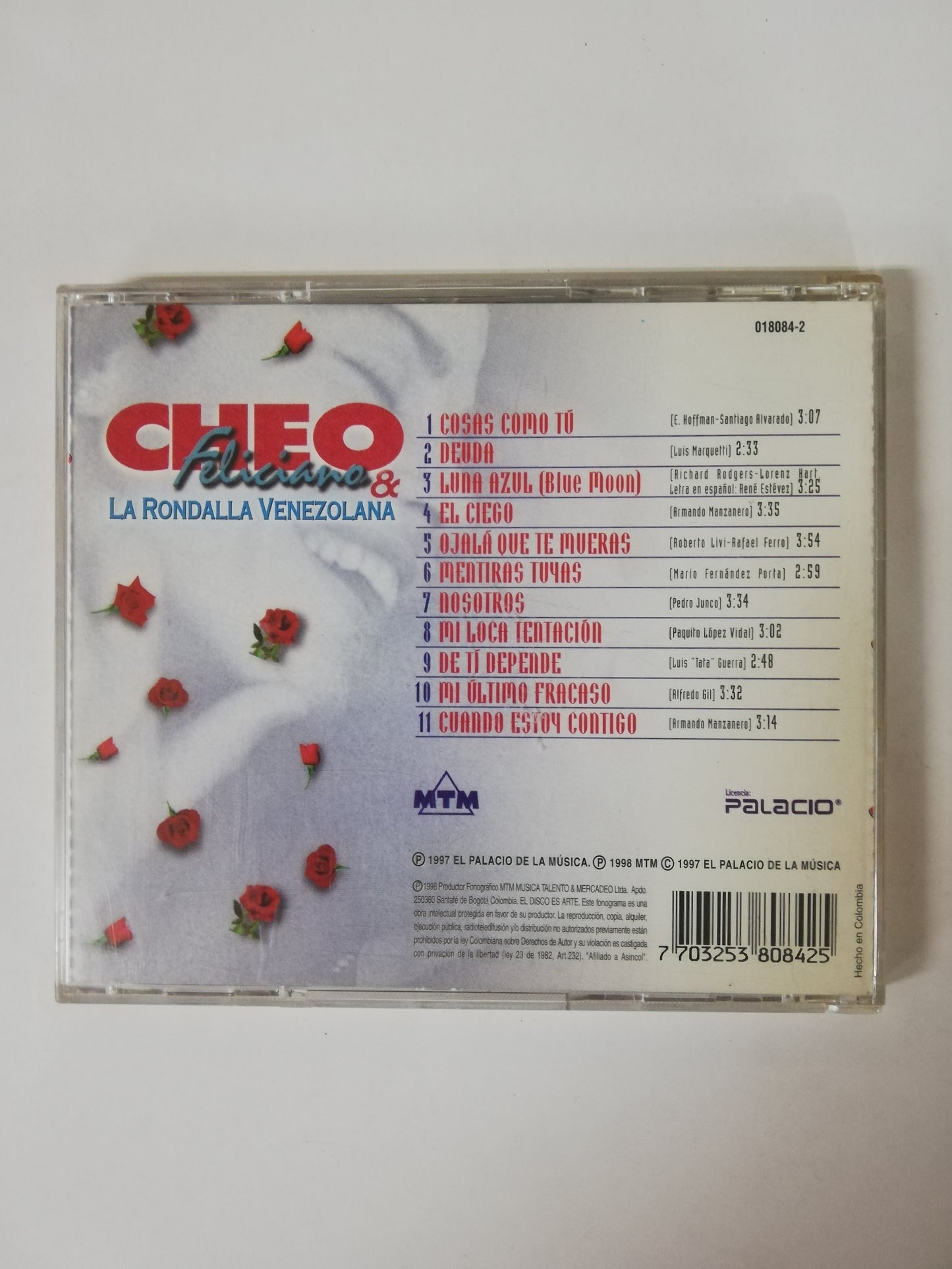 CD CHEO FELICIANO & LA RONDALLA VENEZOLANA - LE CANTAN AL AMOR