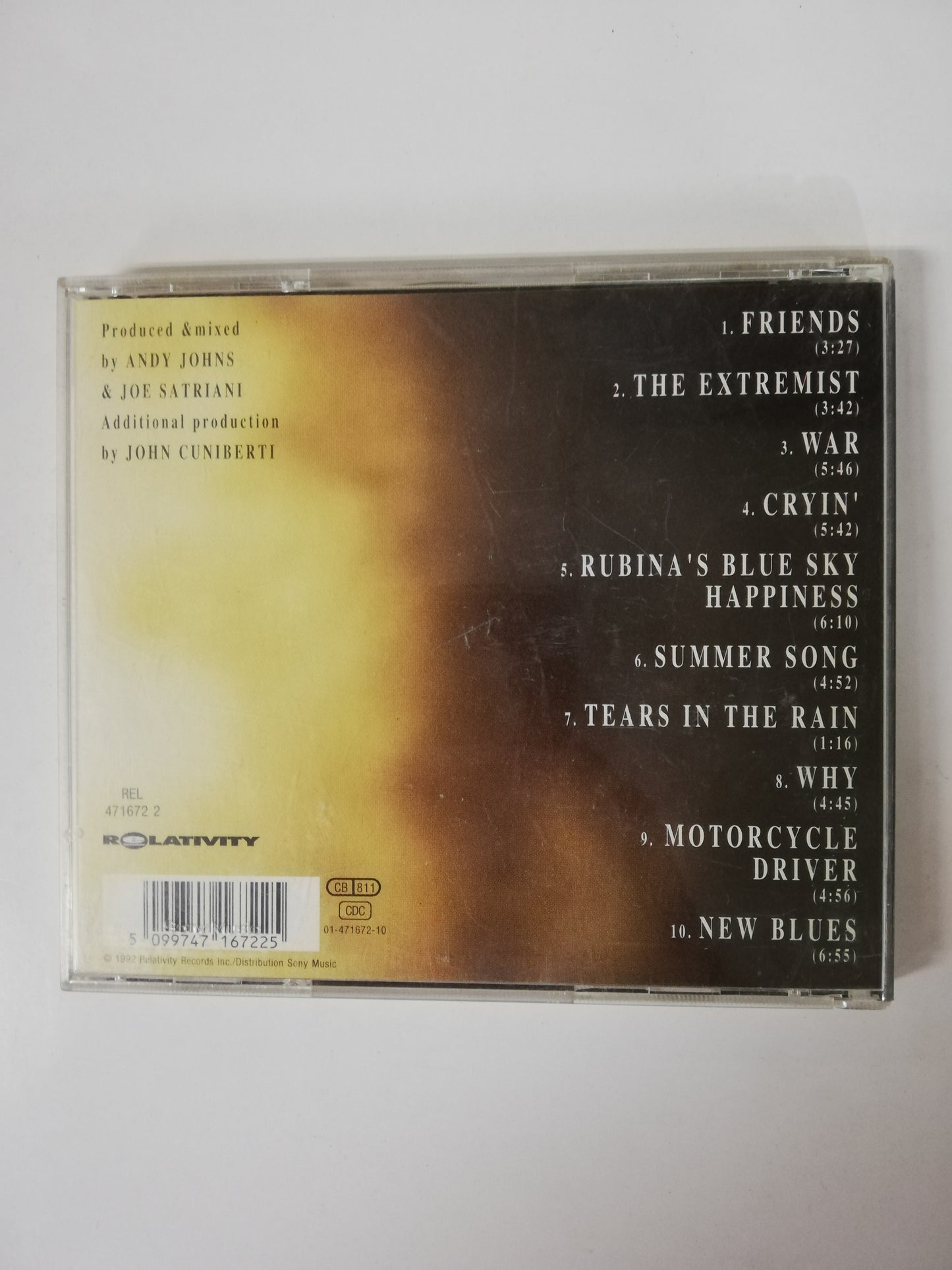 CD JOE SATRIANI - THE EXTREMIST