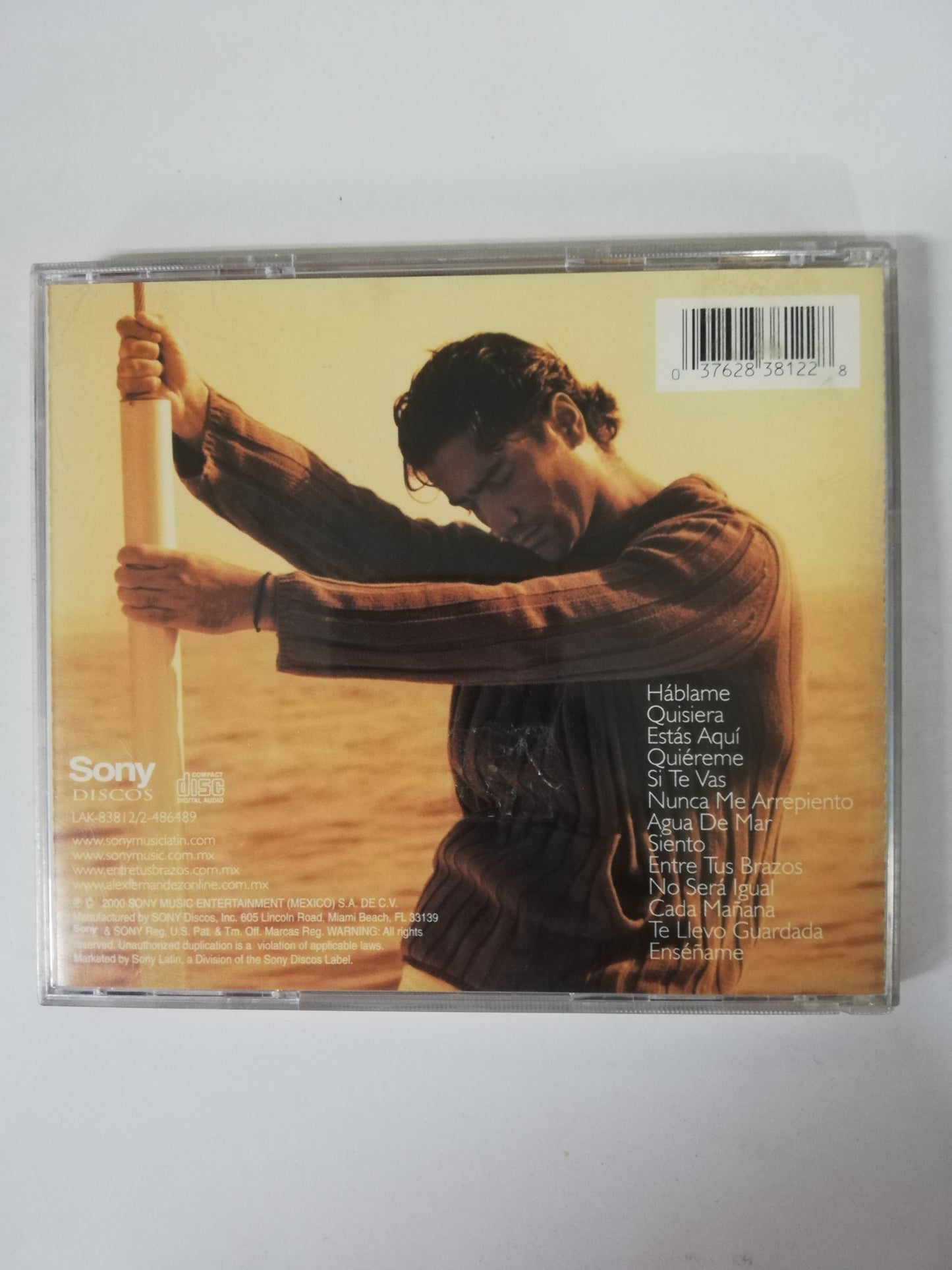 CD ALEJANDRO FERNANDEZ - ENTRE TUS BRAZOS