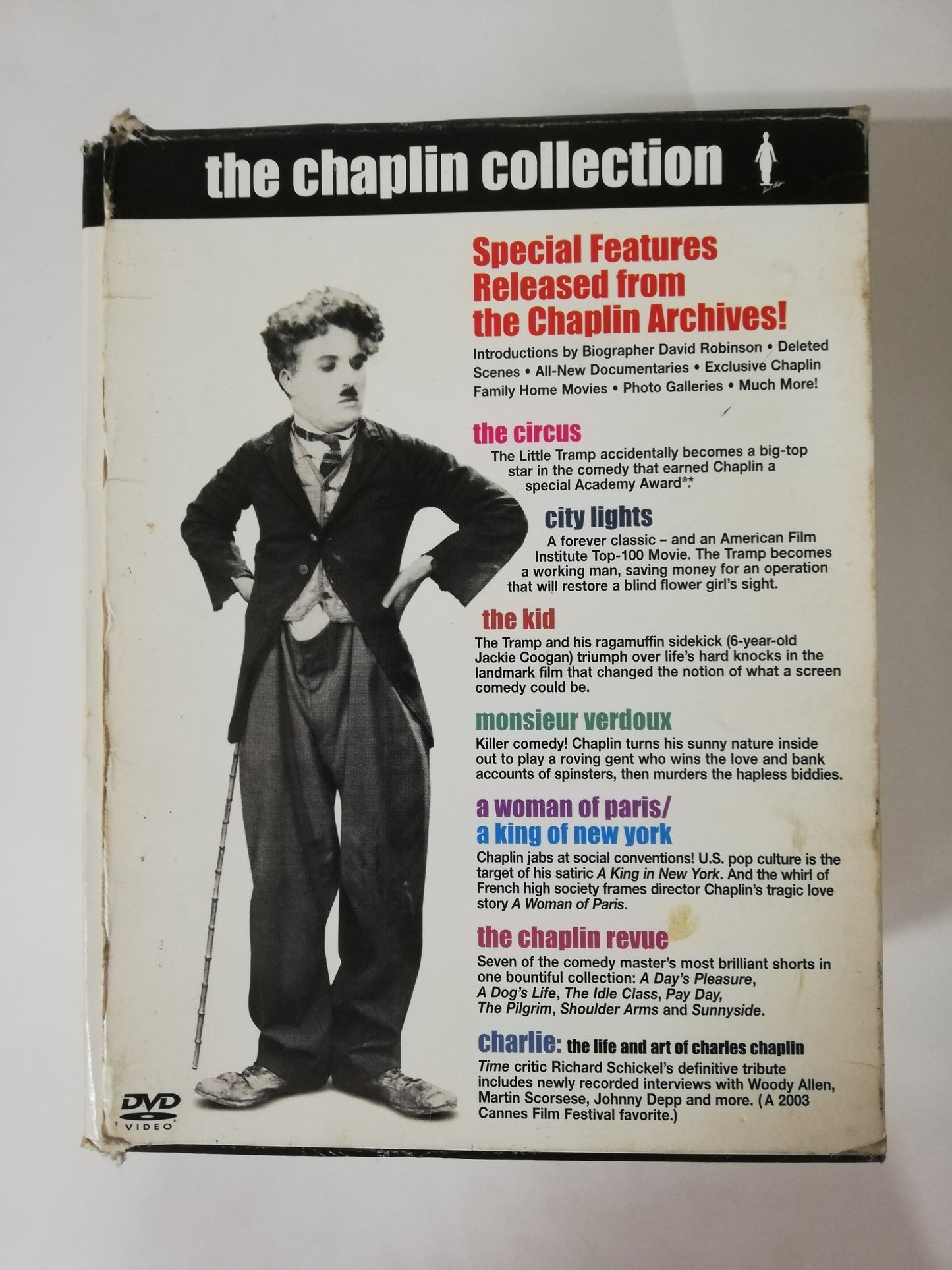 DVD CHARLES CHAPLIN - THE CHAPLIN COLLECTION VOL. 2 - DVD X 7