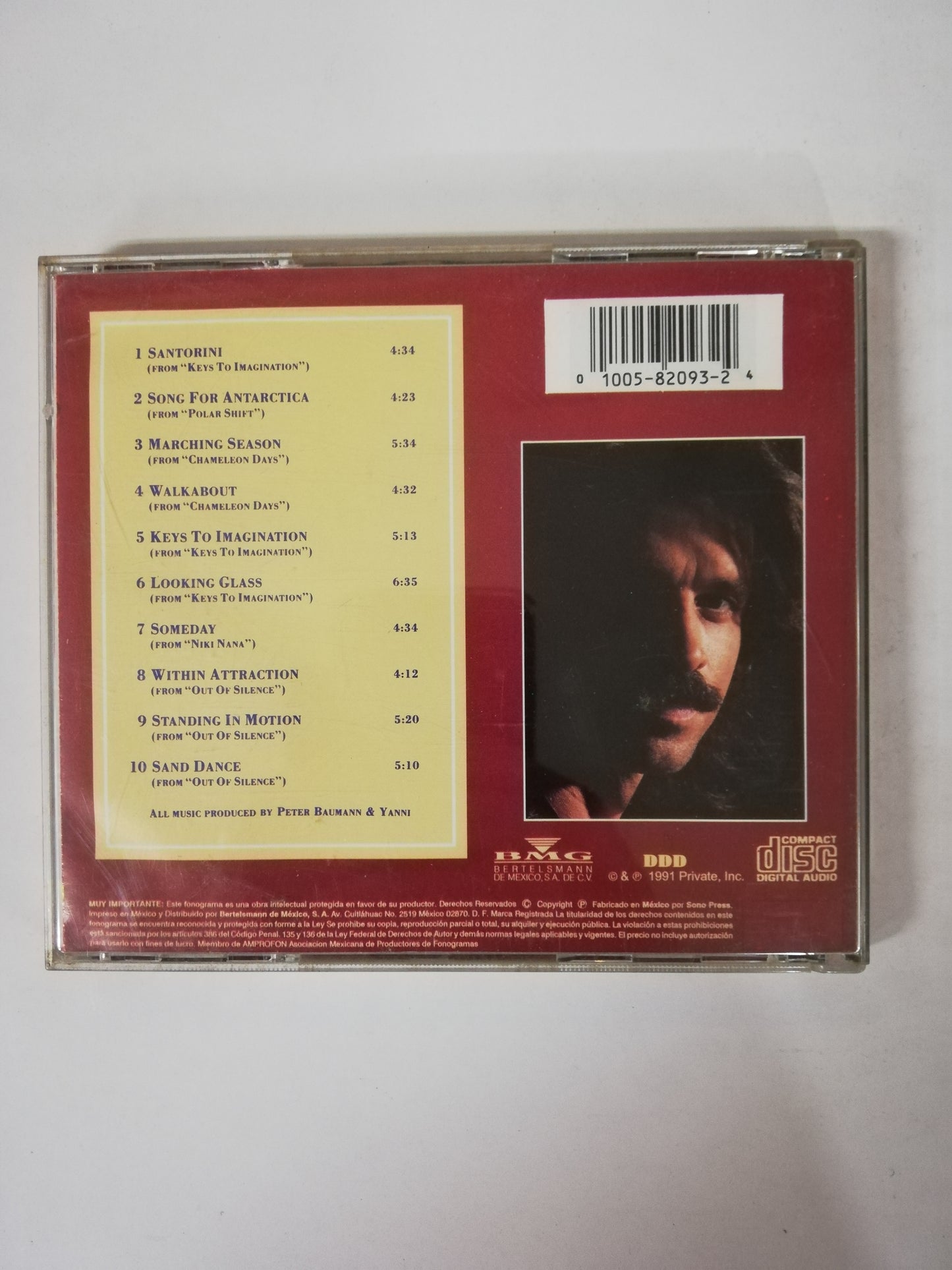 CD YANNI - IN CELEBRATION OF LIFE