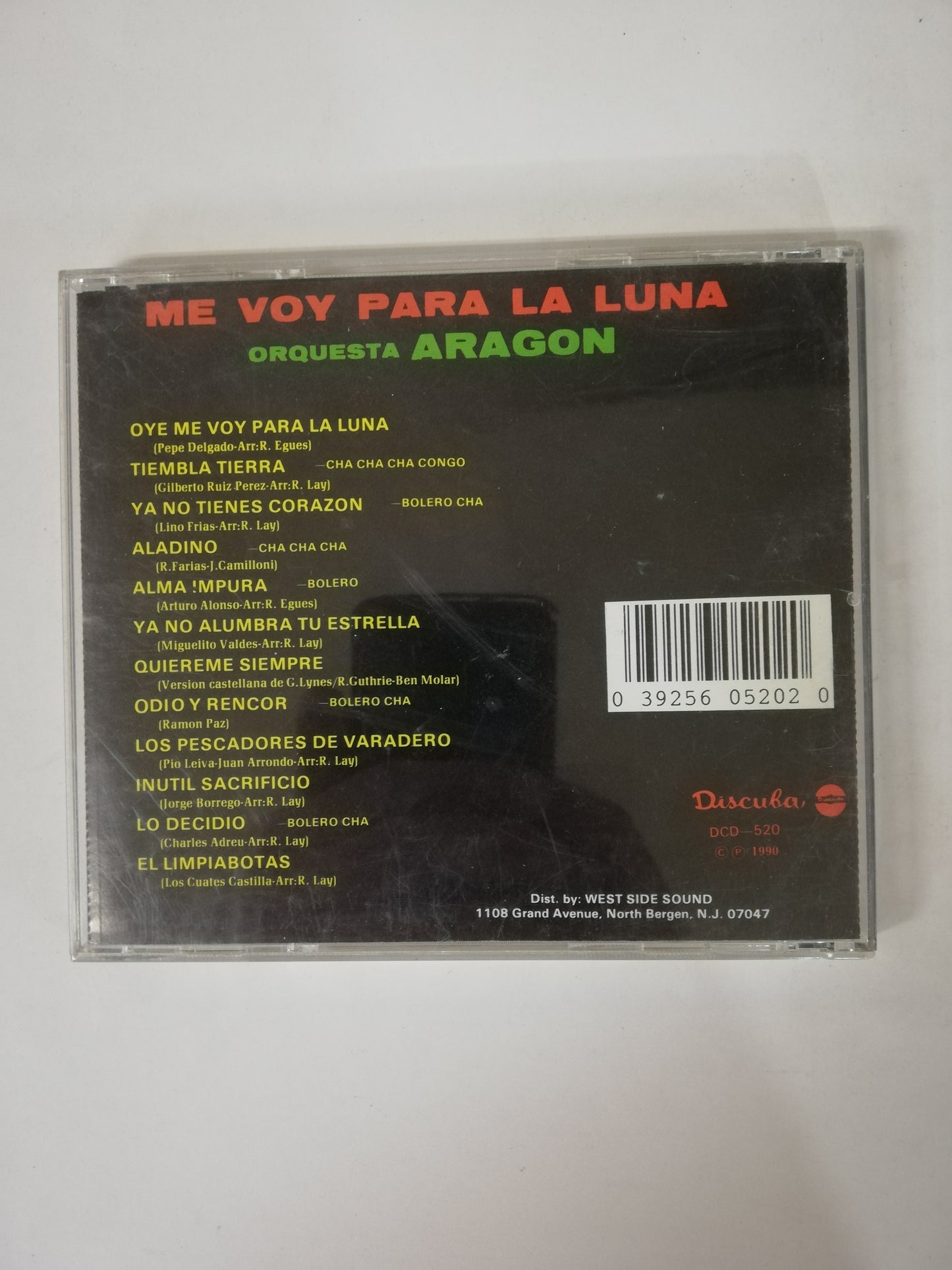 CD ORQUESTA ARAGON - ME VOY PARA LA LUNA