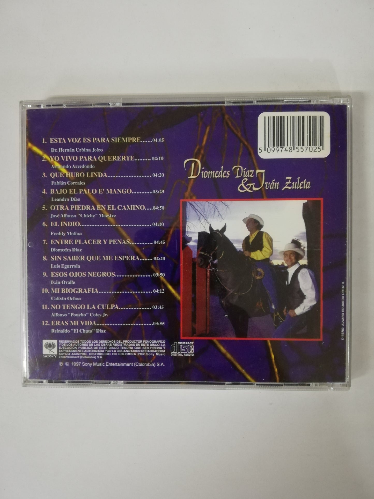 CD DIOMEDES DIAZ & IVAN ZULETA - MI BIOGRAFIA