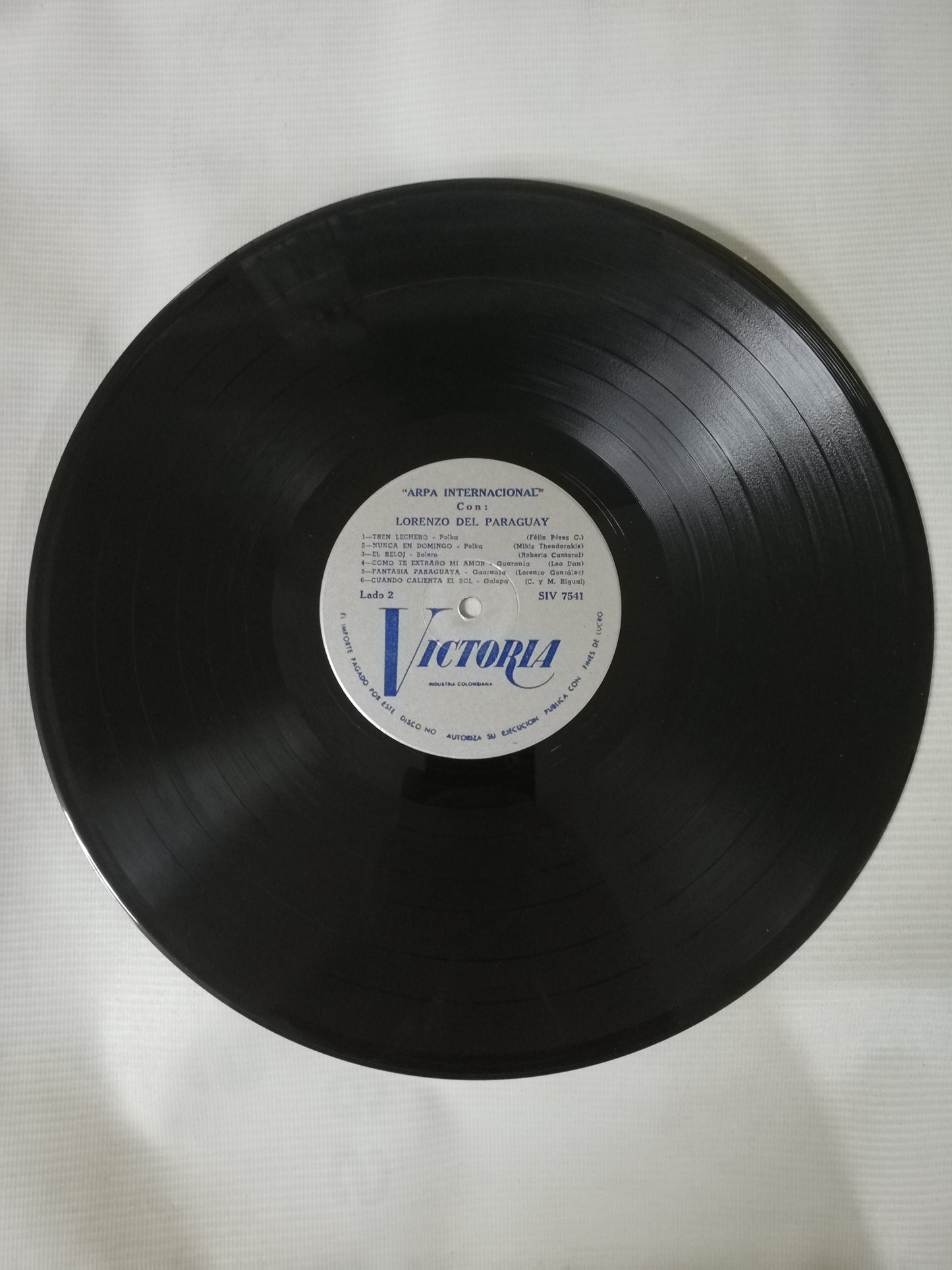 LP LORENZO DEL PARAGUAY - ARPA INTERNACIONAL