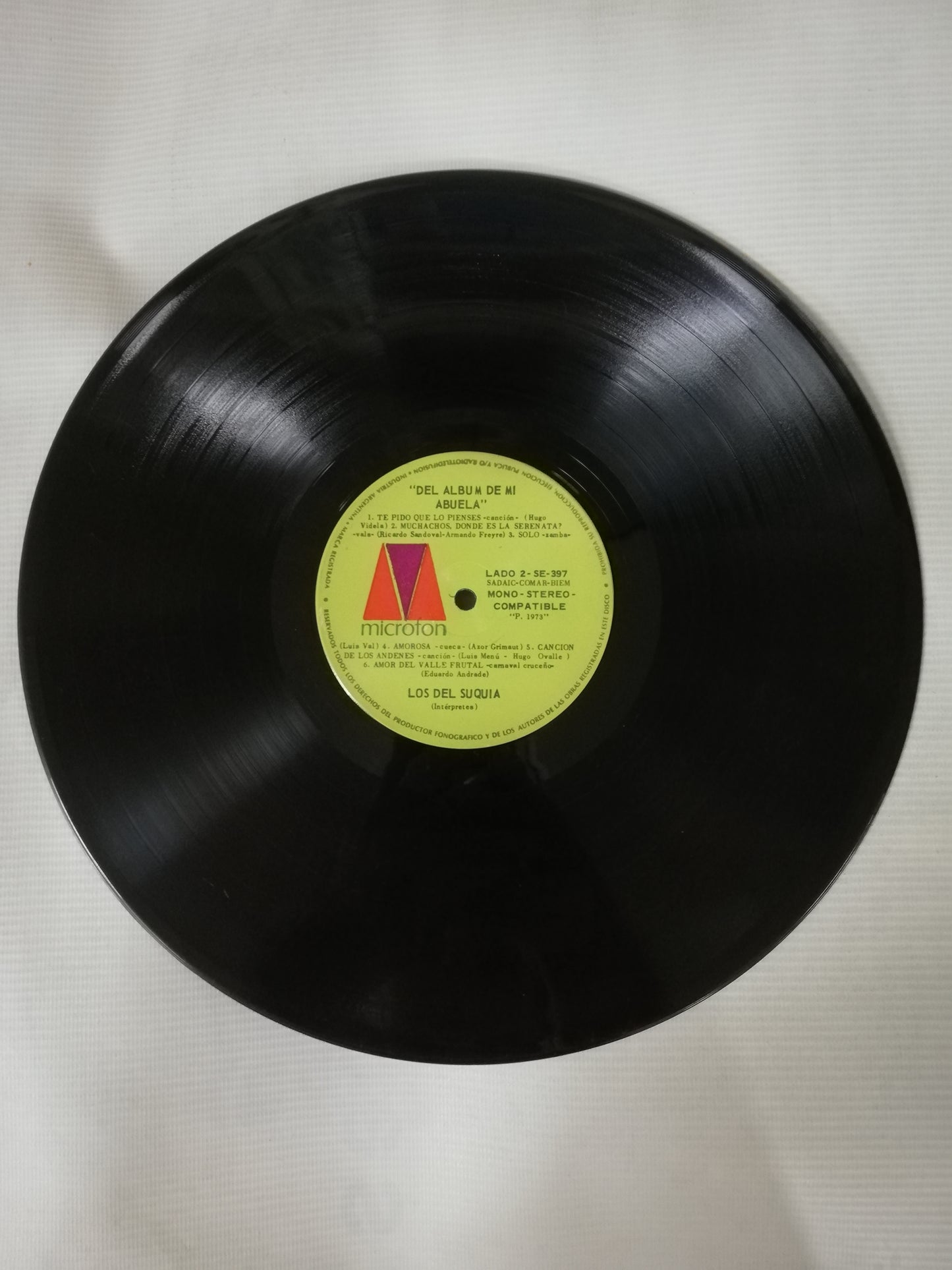 LP LOS DEL SUQUIA - DEL ALBUM DE MI ABUELA