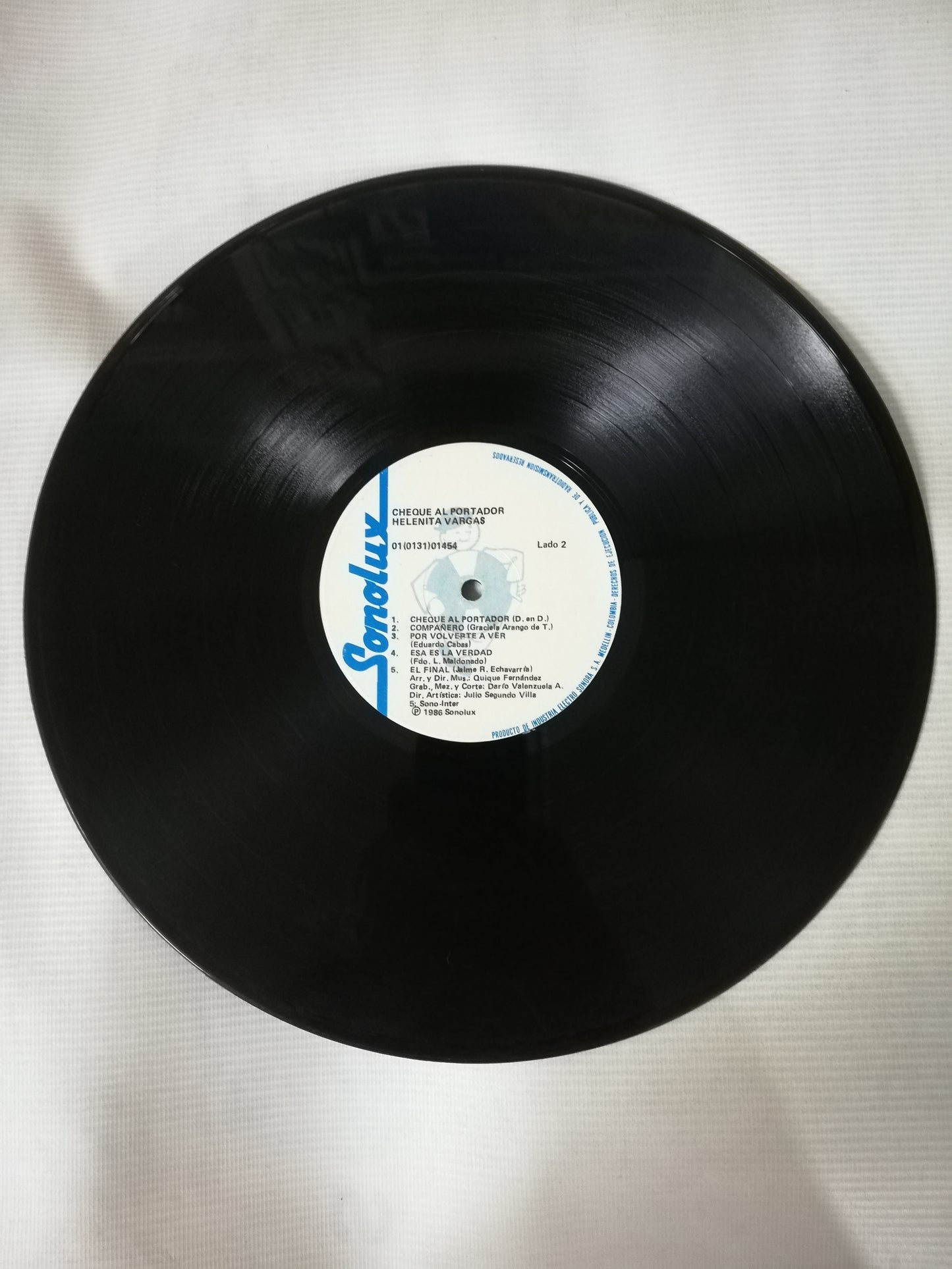 LP HELENITA VARGAS - CHEQUE AL PORTADOR