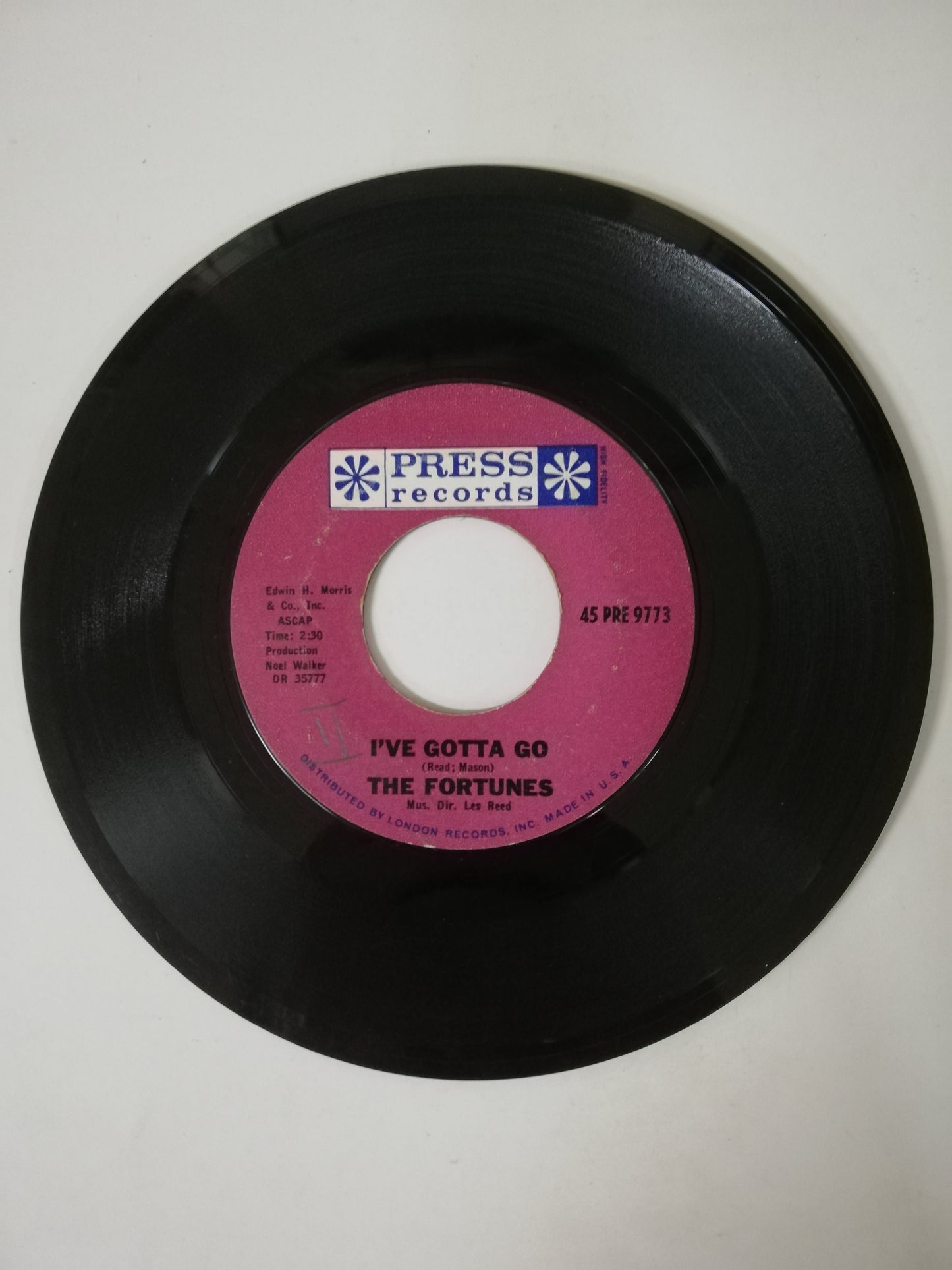 VINILO THE FORTUNES - YOU´VE GOT YOUR TROUBLES / I´VE GOTTA GO