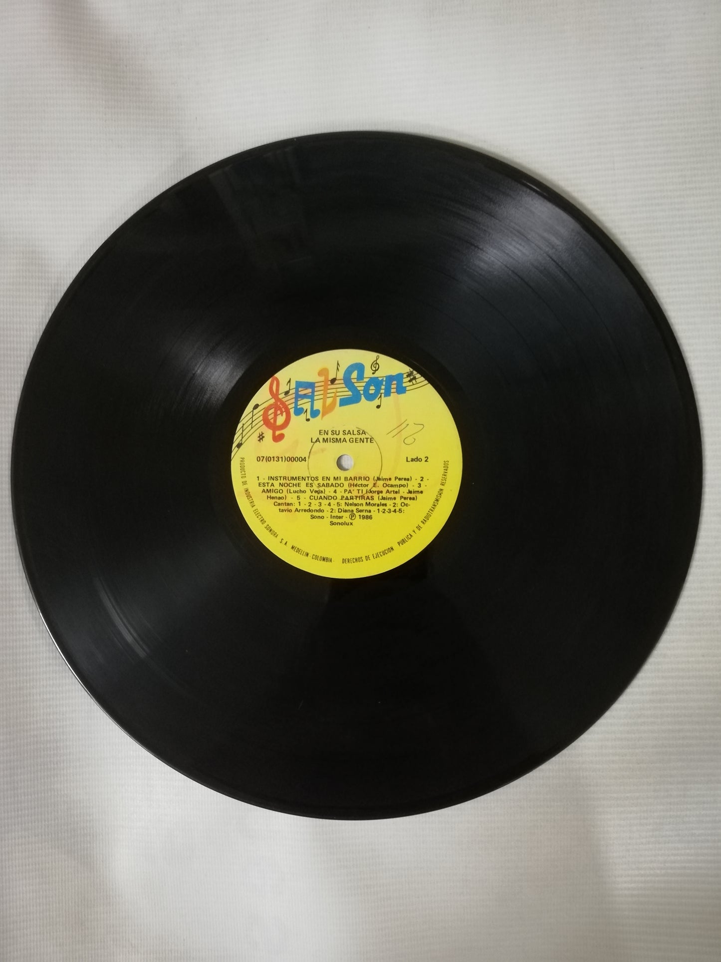 LP LA MISMA GENTE - EN SU SALSA