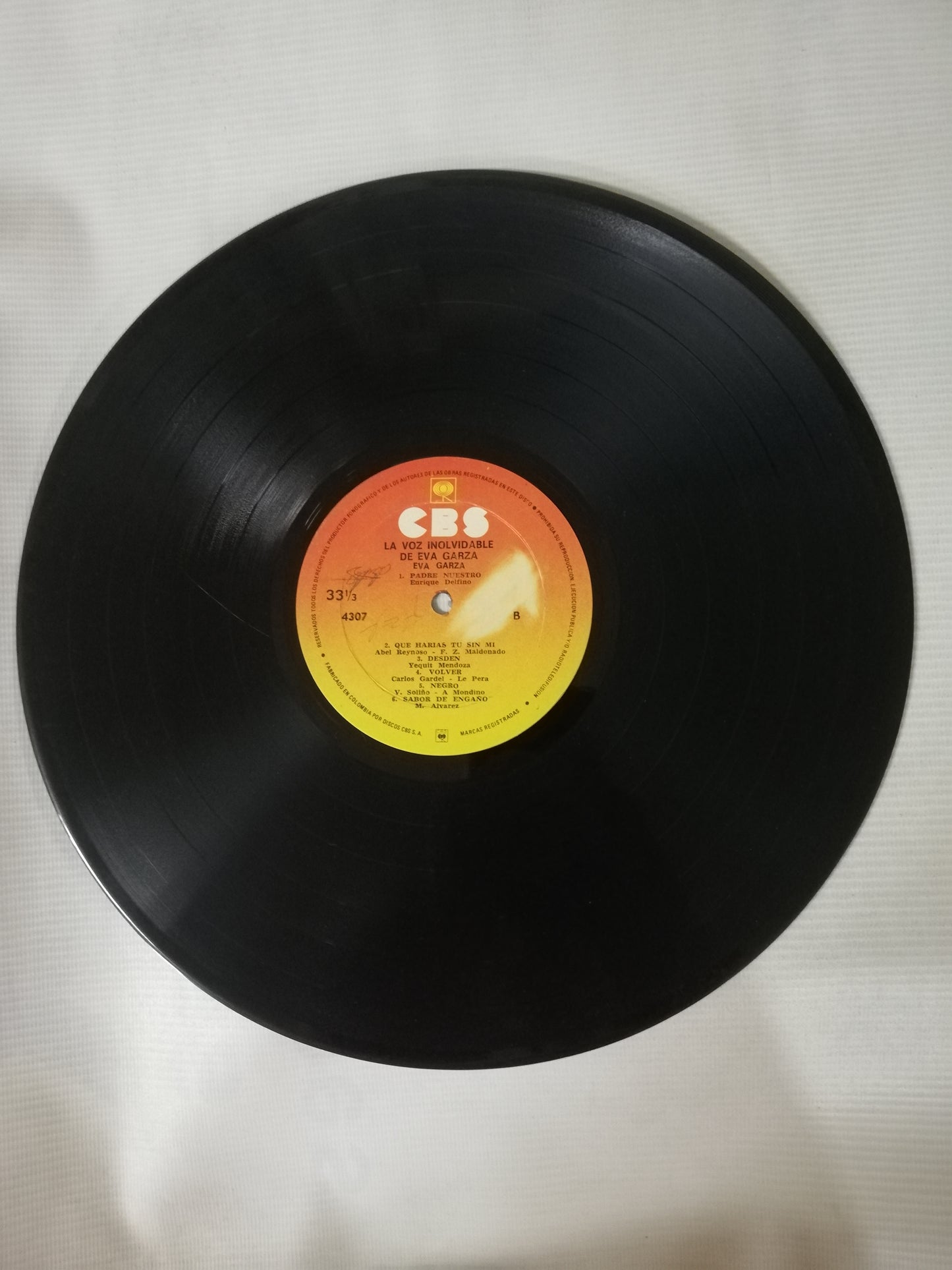 LP EVA GARZA - LA VOZ INOLVIDABLE DE EVA GARZA