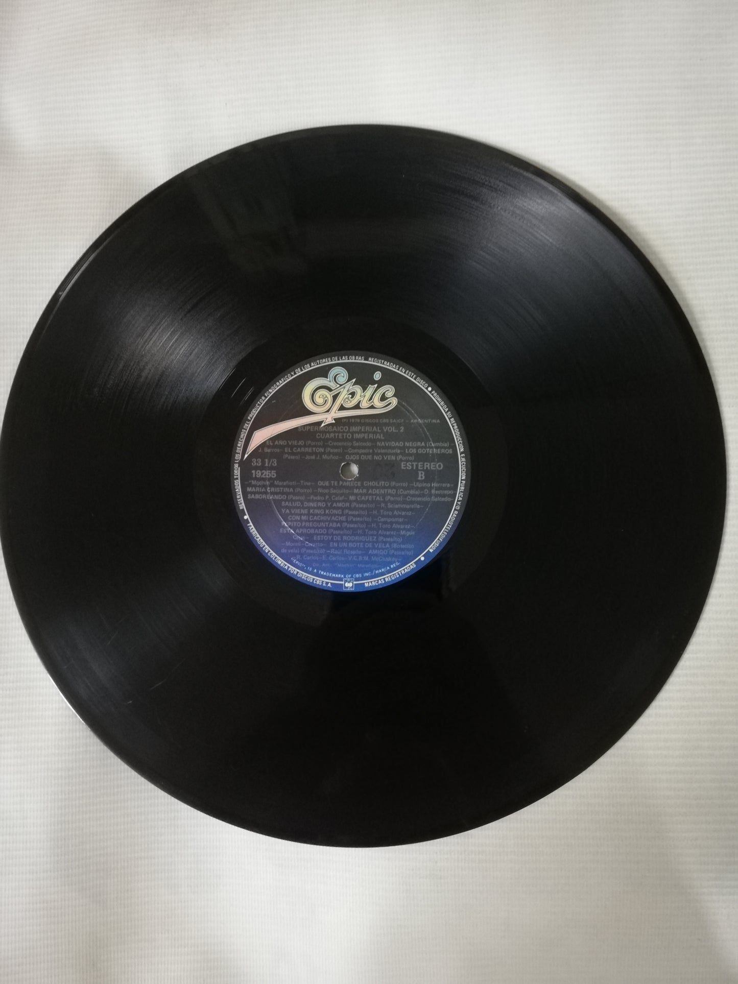 LP CUARTETO IMPERIAL - SUPERMOSAICO IMPERIAL VOL. 2