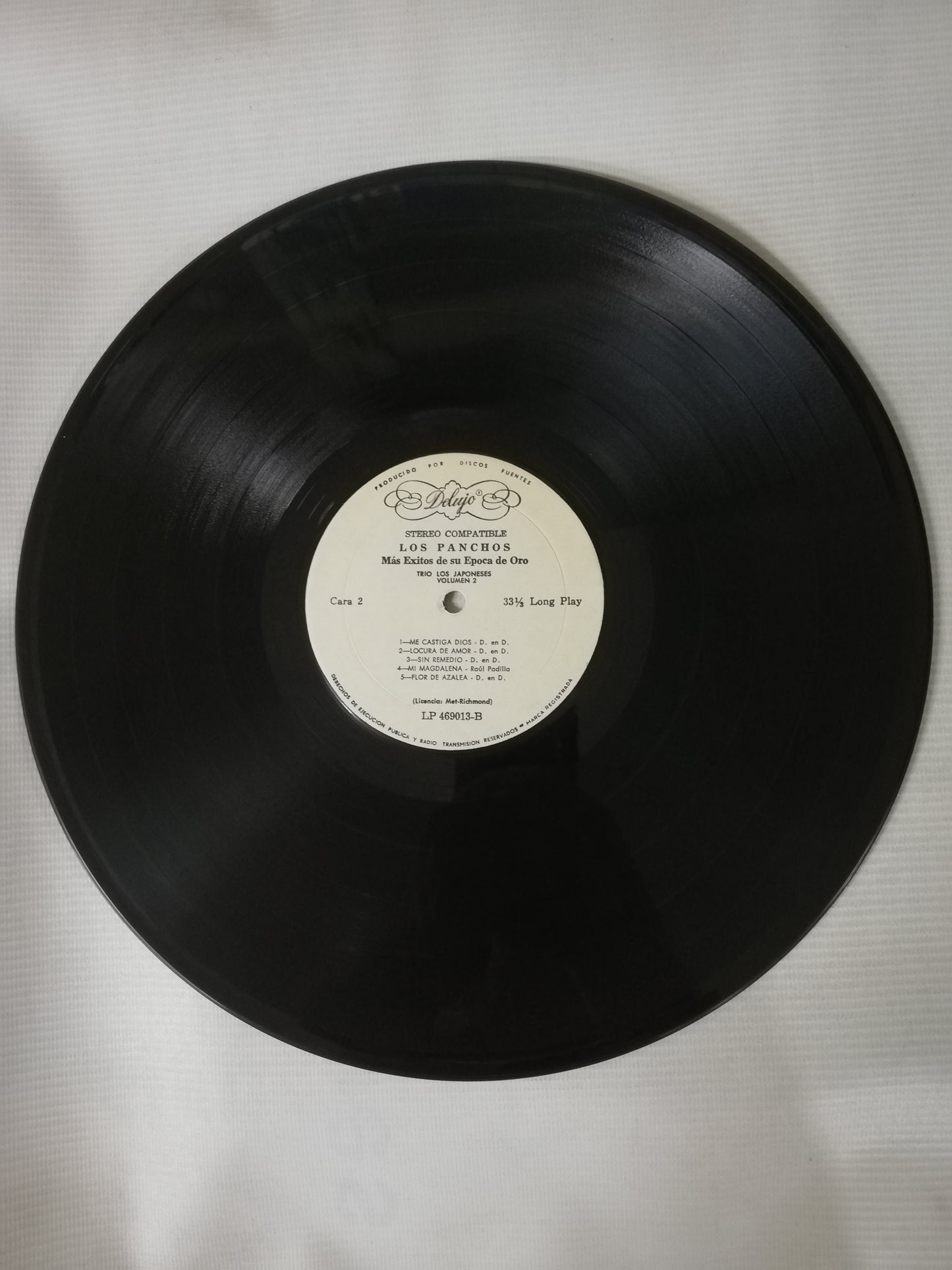 LP LOS PANCHOS - MAS EXITOS DE SU EPOCA DE ORO VOL. 2